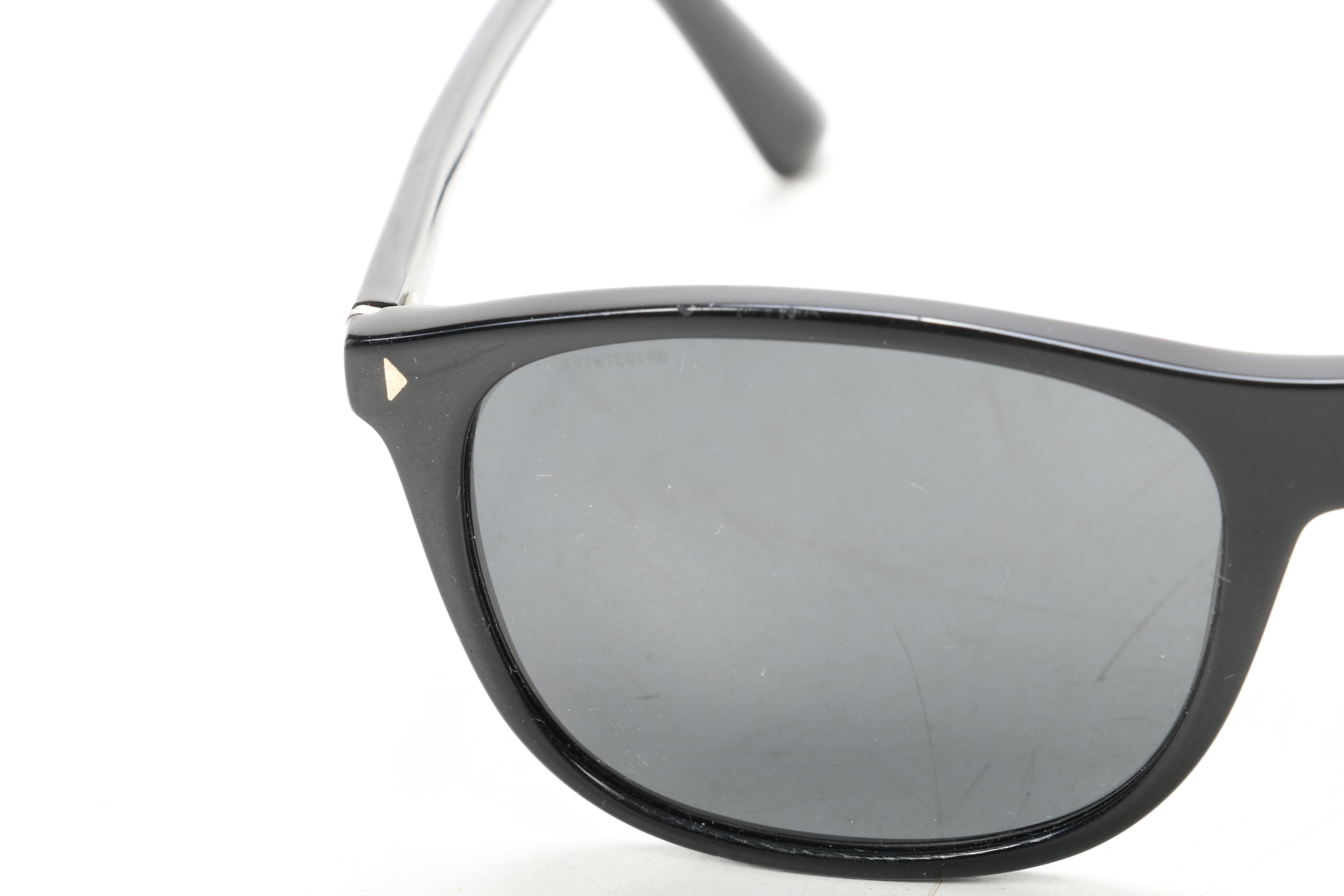 Prada SPR01R Black Sunglasses with Case