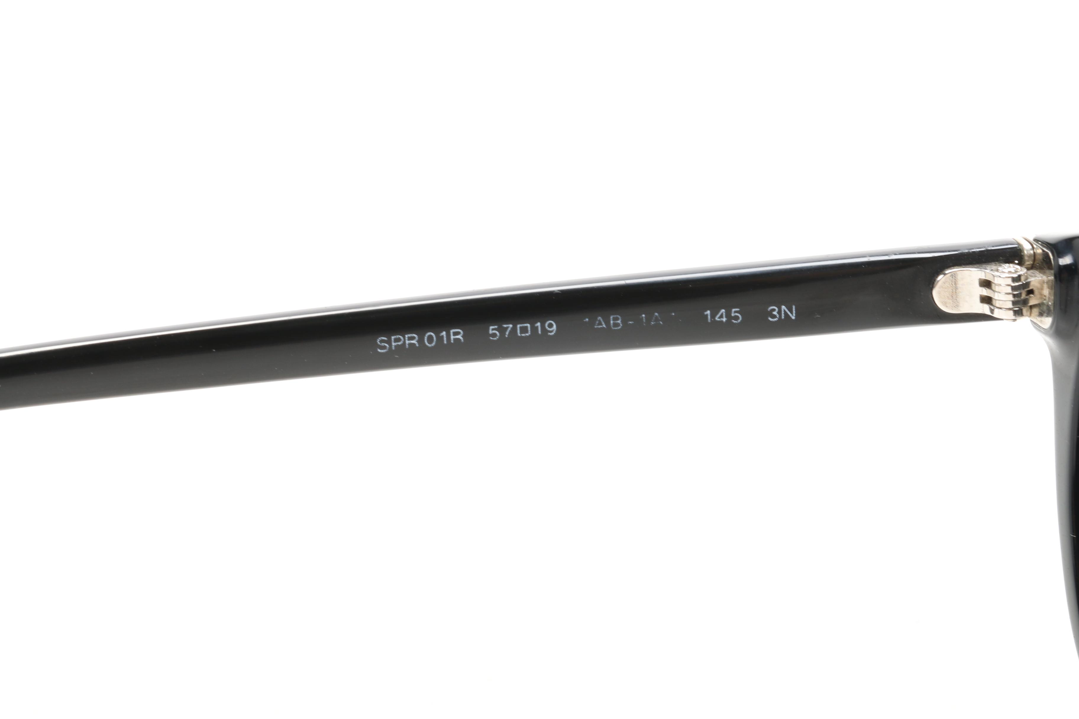 Prada SPR01R Black Sunglasses with Case