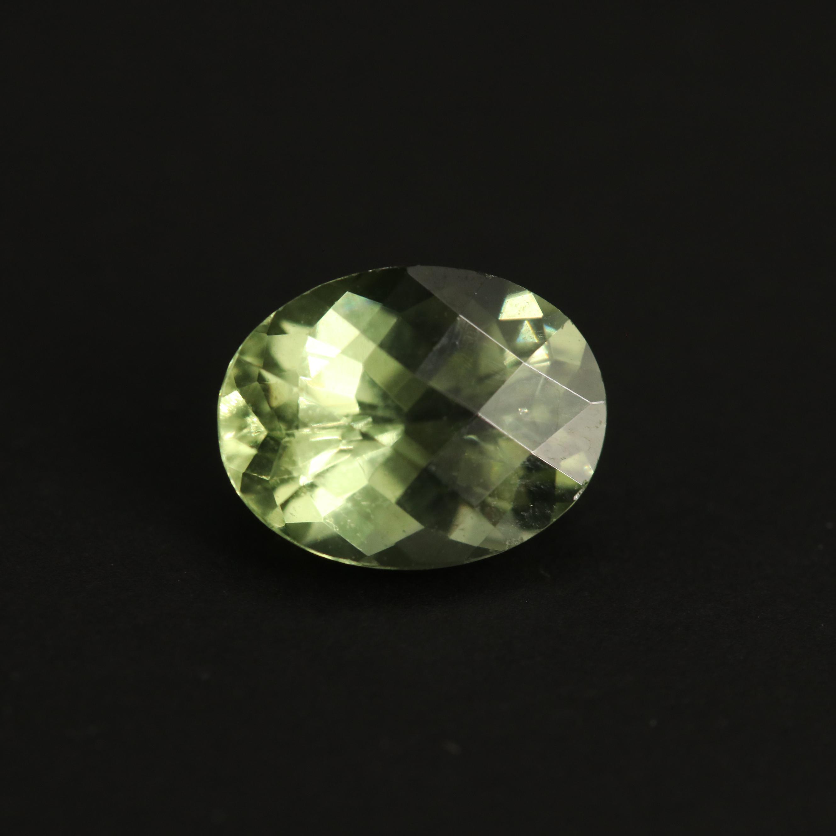 Loose 3.63 CTW Diopside Selection Featuring Oval and Triangle Shapes