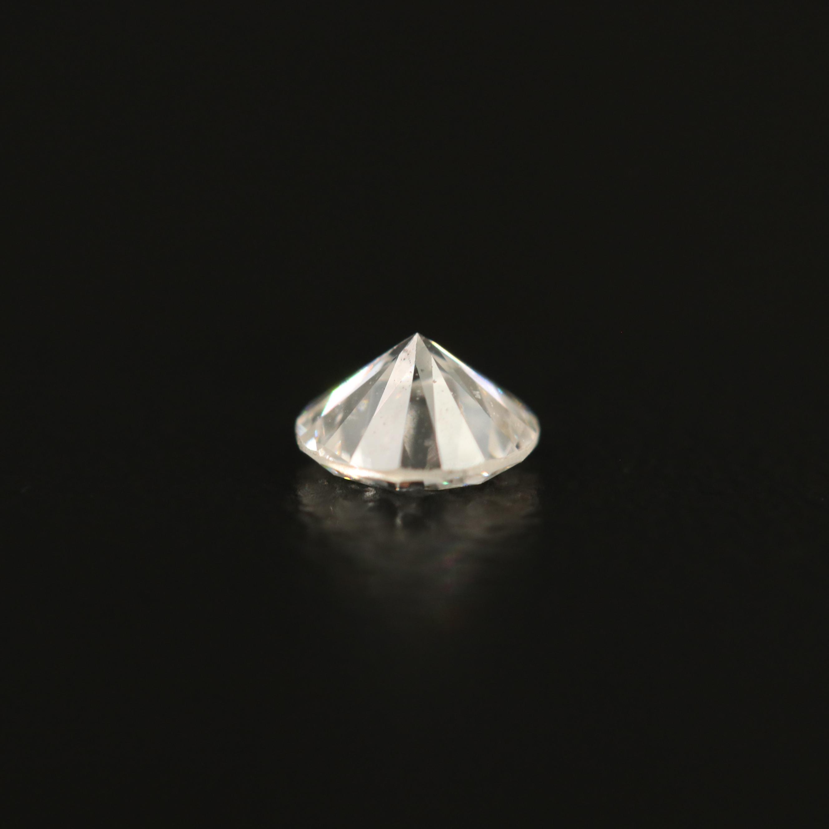 Loose Lab Grown Round Faceted Moissanite