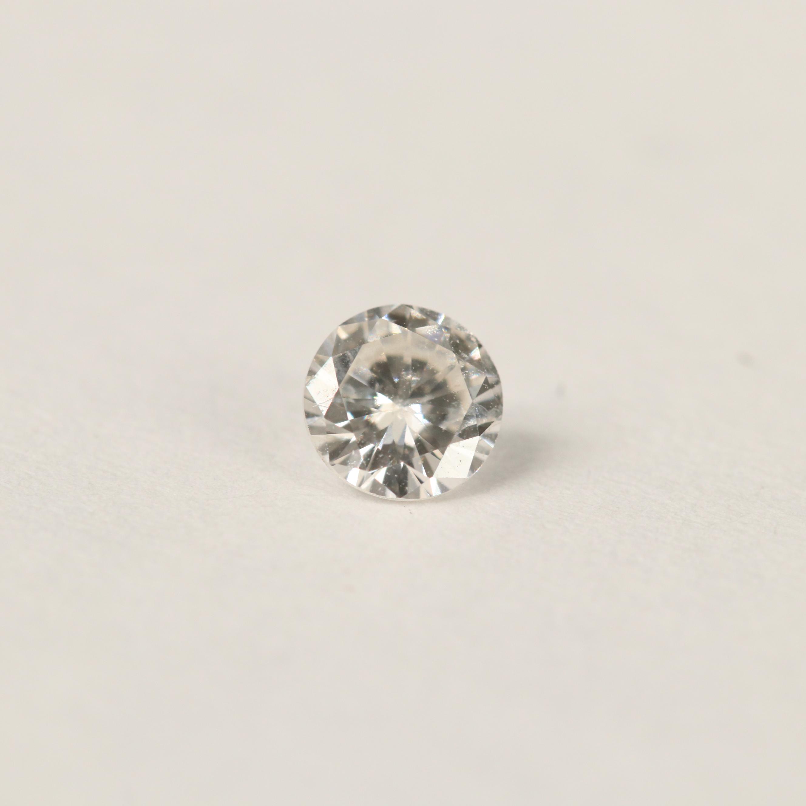 Loose Lab Grown Round Faceted Moissanite