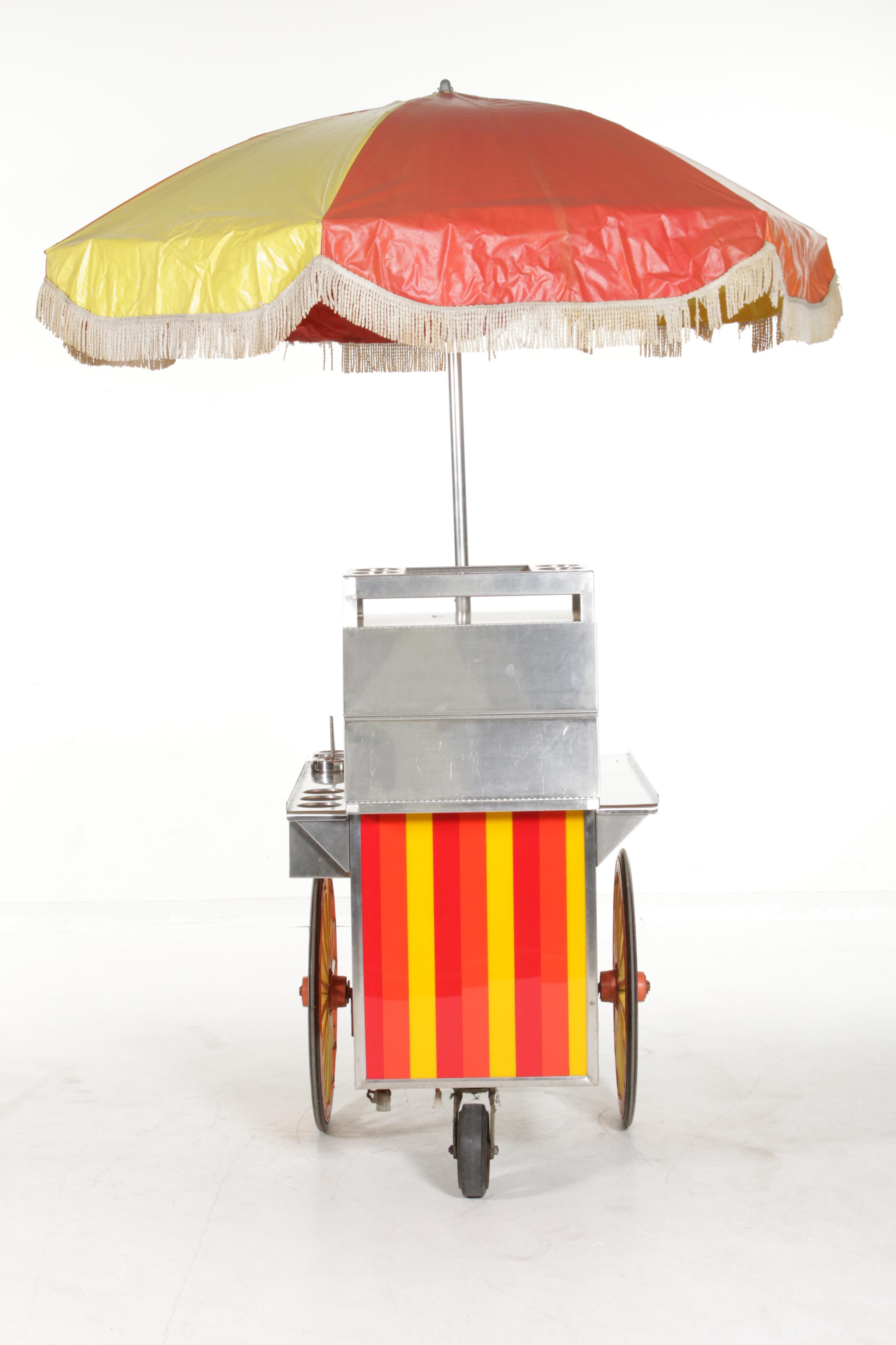 Retro Hot Dog Cart, 1950s