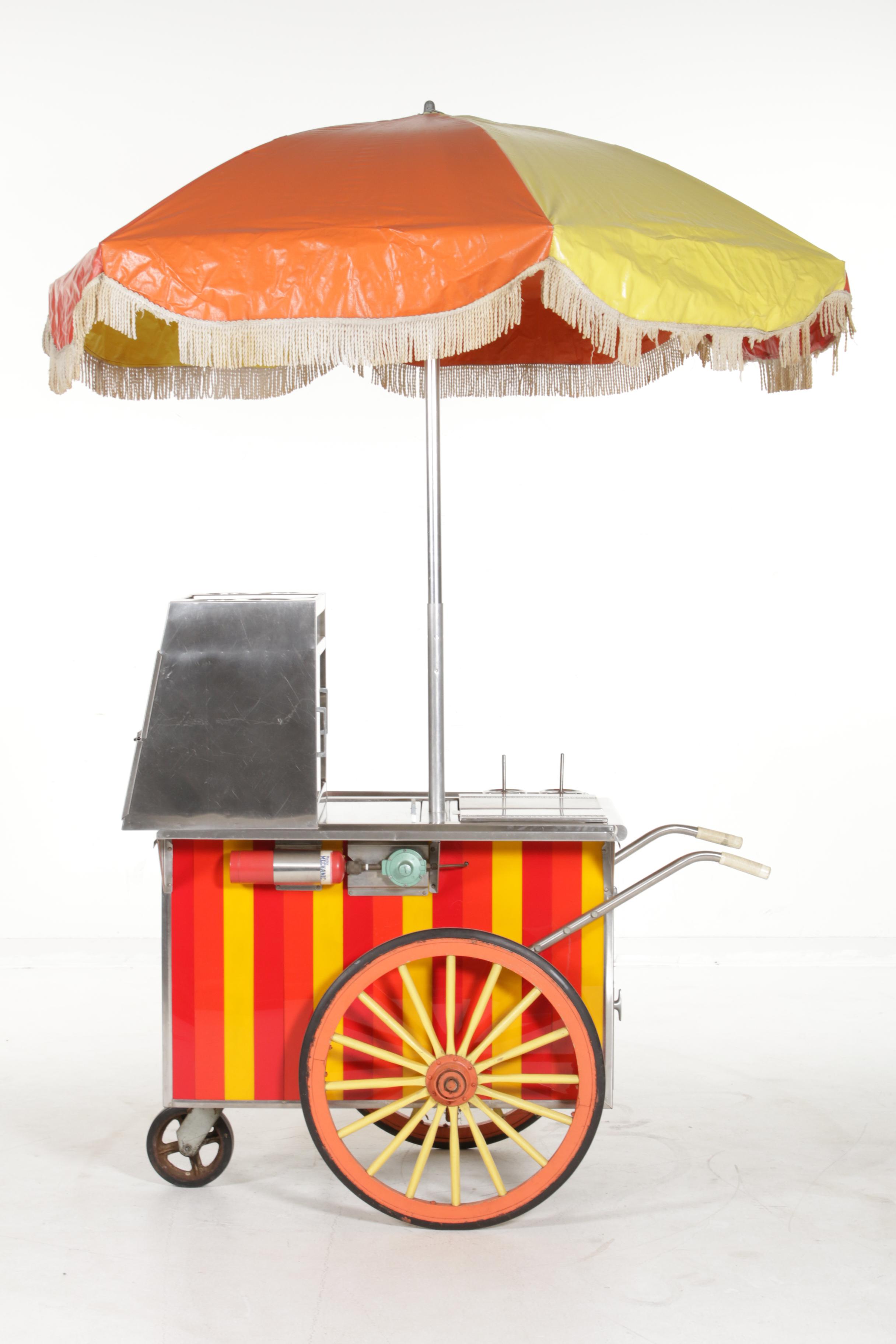 Retro Hot Dog Cart, 1950s