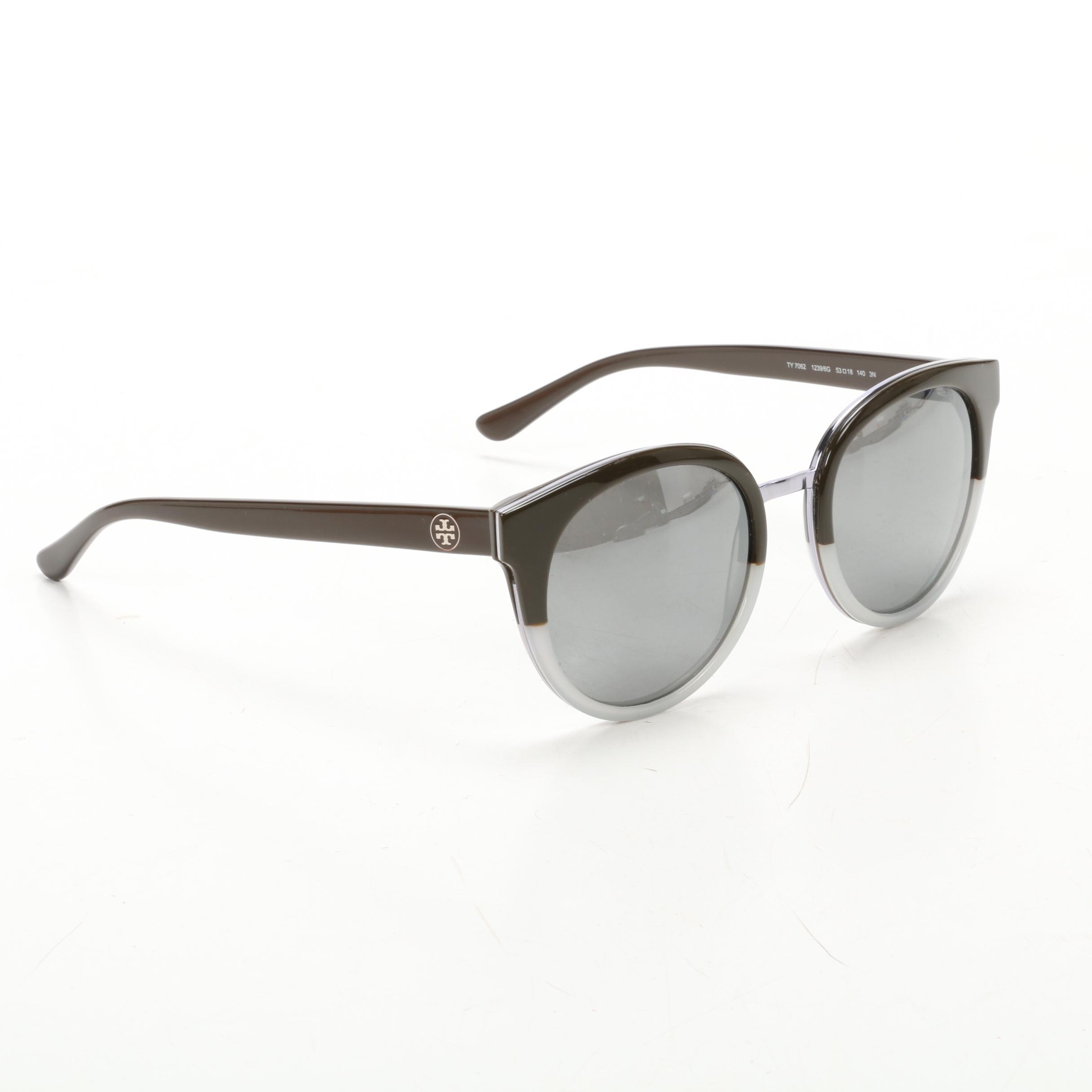 Tory Burch Round Two-Tone Sunglasses