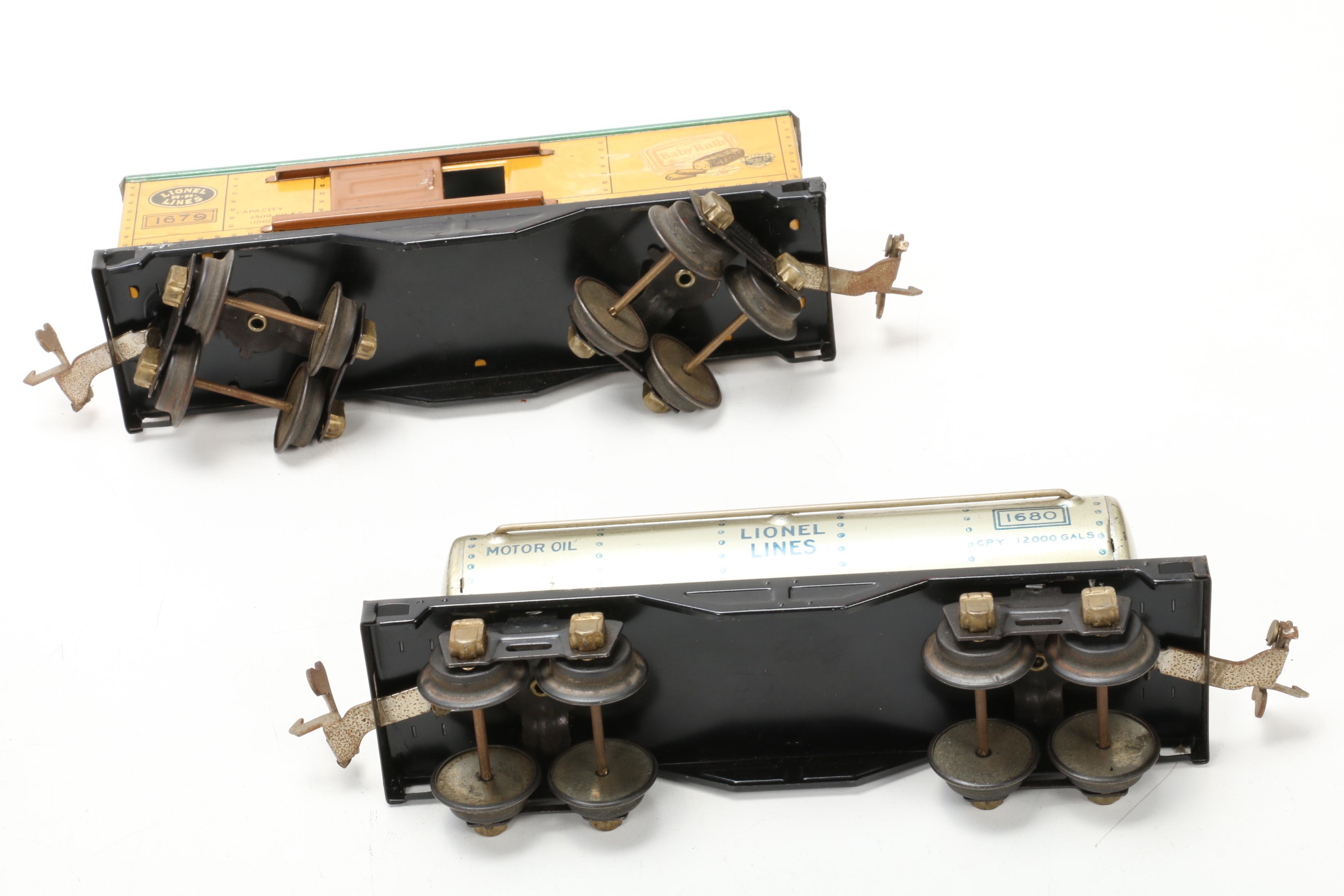 Lionel Pre War O Scale Train Set with 1668E Steam Locomotive, Mid 20th Century