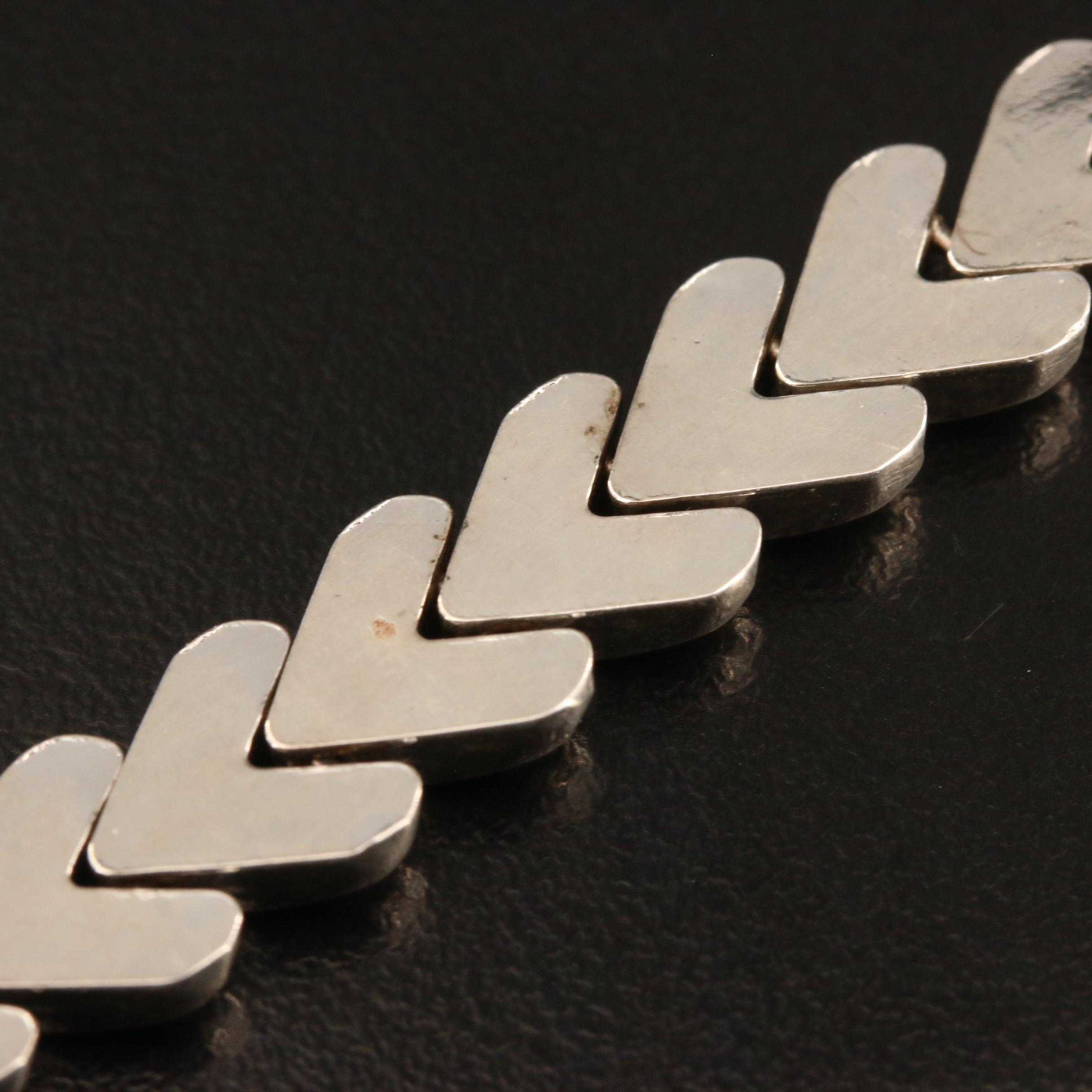 Sterling Silver Foxtail Link Chain Necklace