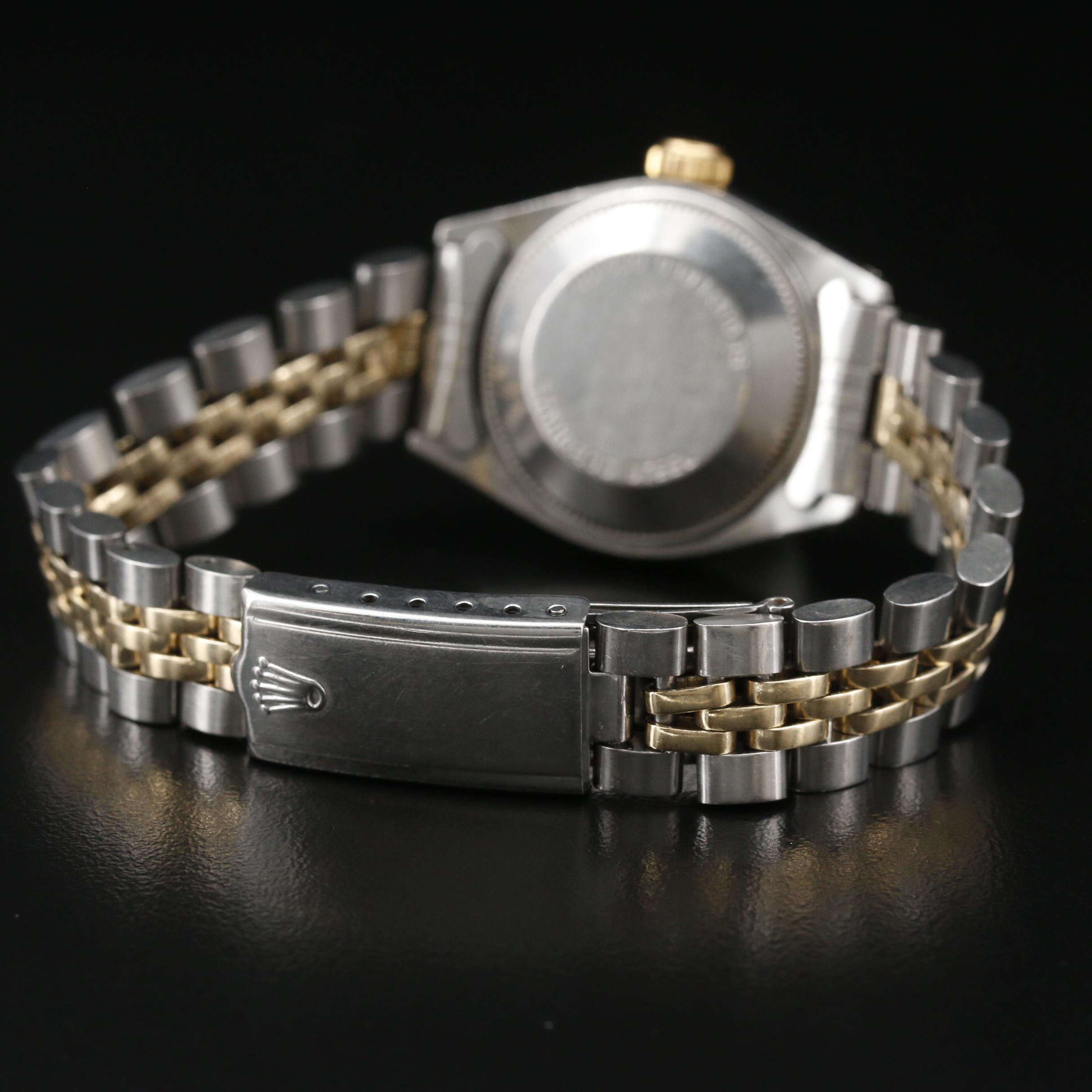 1978 Rolex Datejust Model 6917 Stainless Steel and 14K Gold Automatic Watch