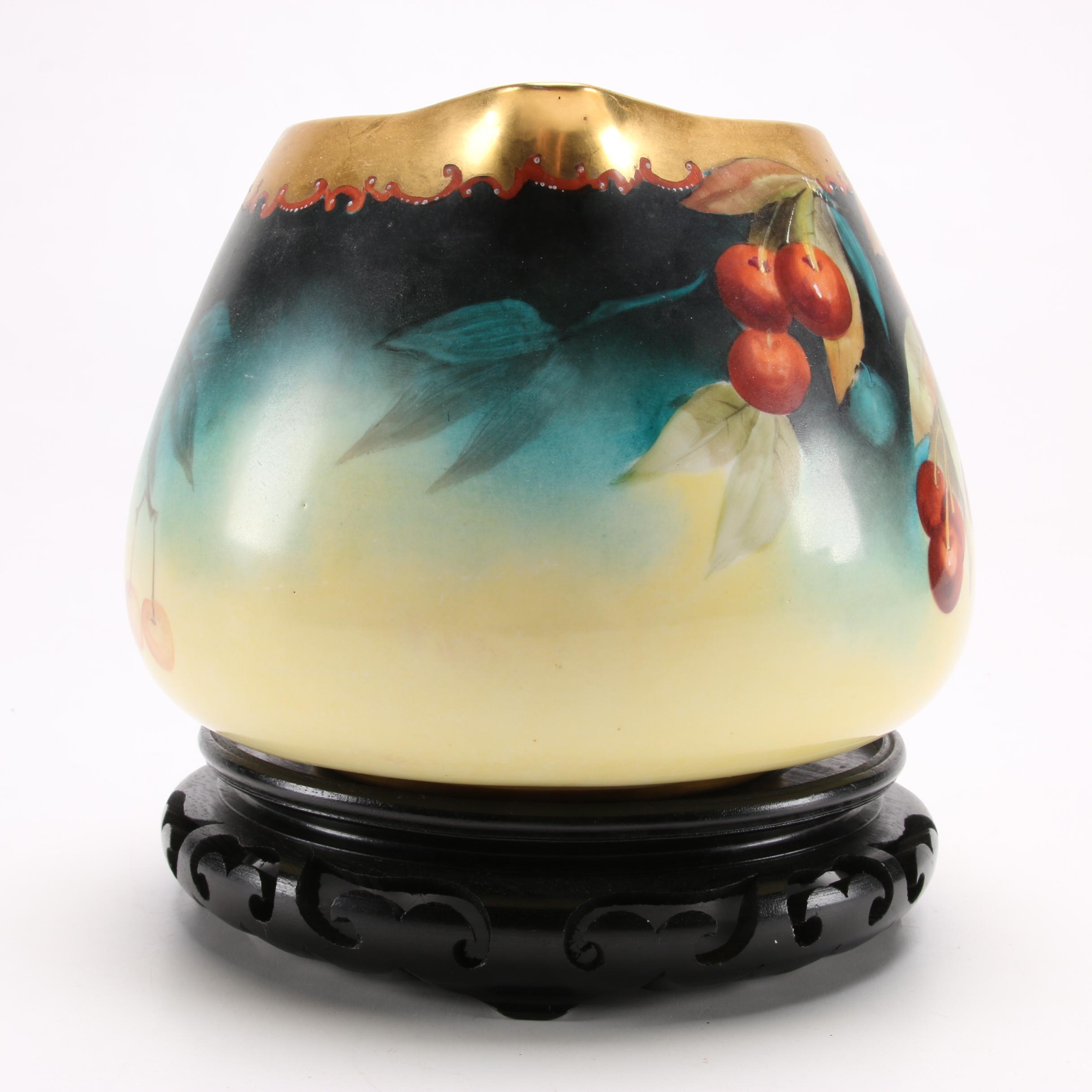 Ceramic Art Co. American Belleek Signed Hand-Painted Jug, Early 20th C.