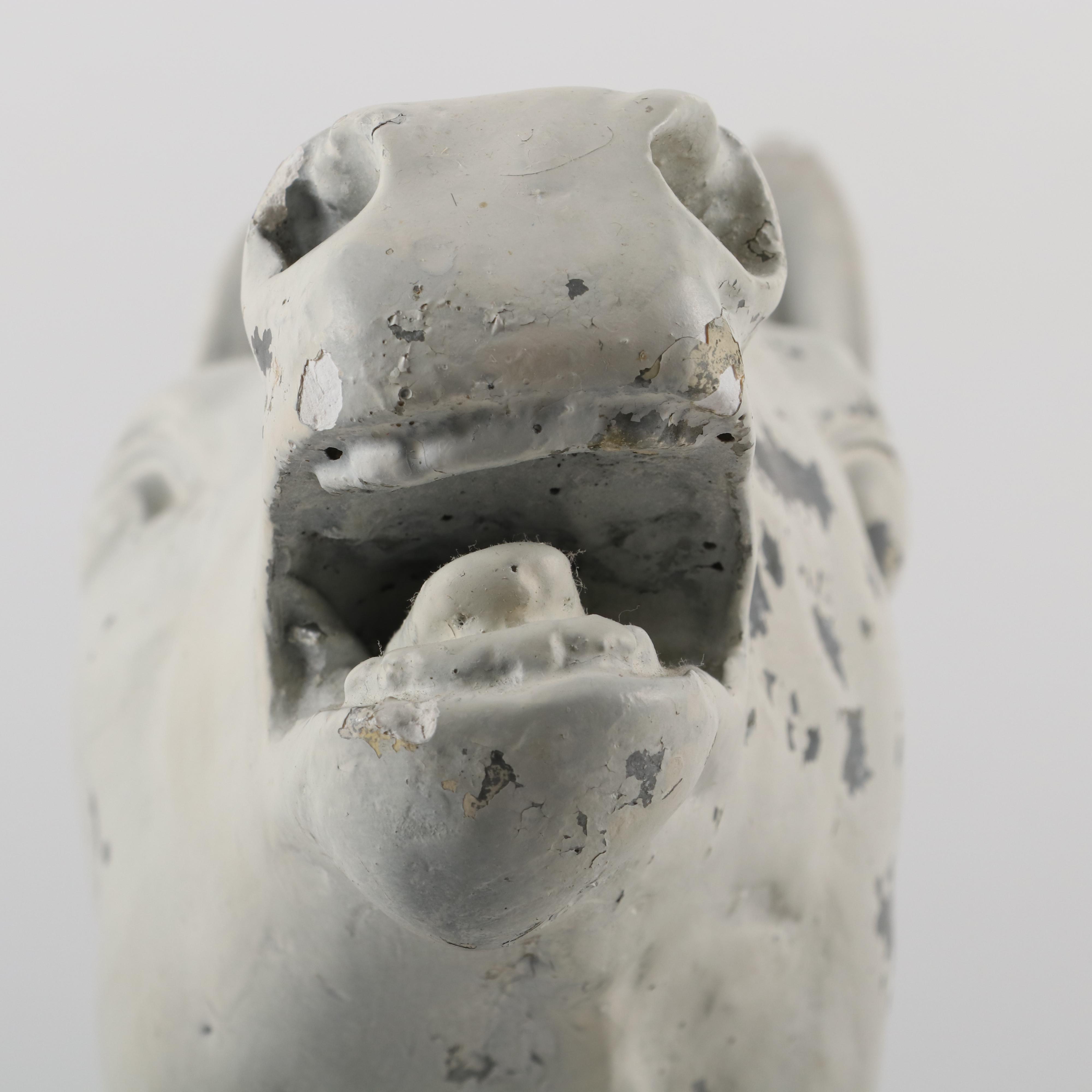 Enamel Painted Mold Cast Horse Head Wall Decor