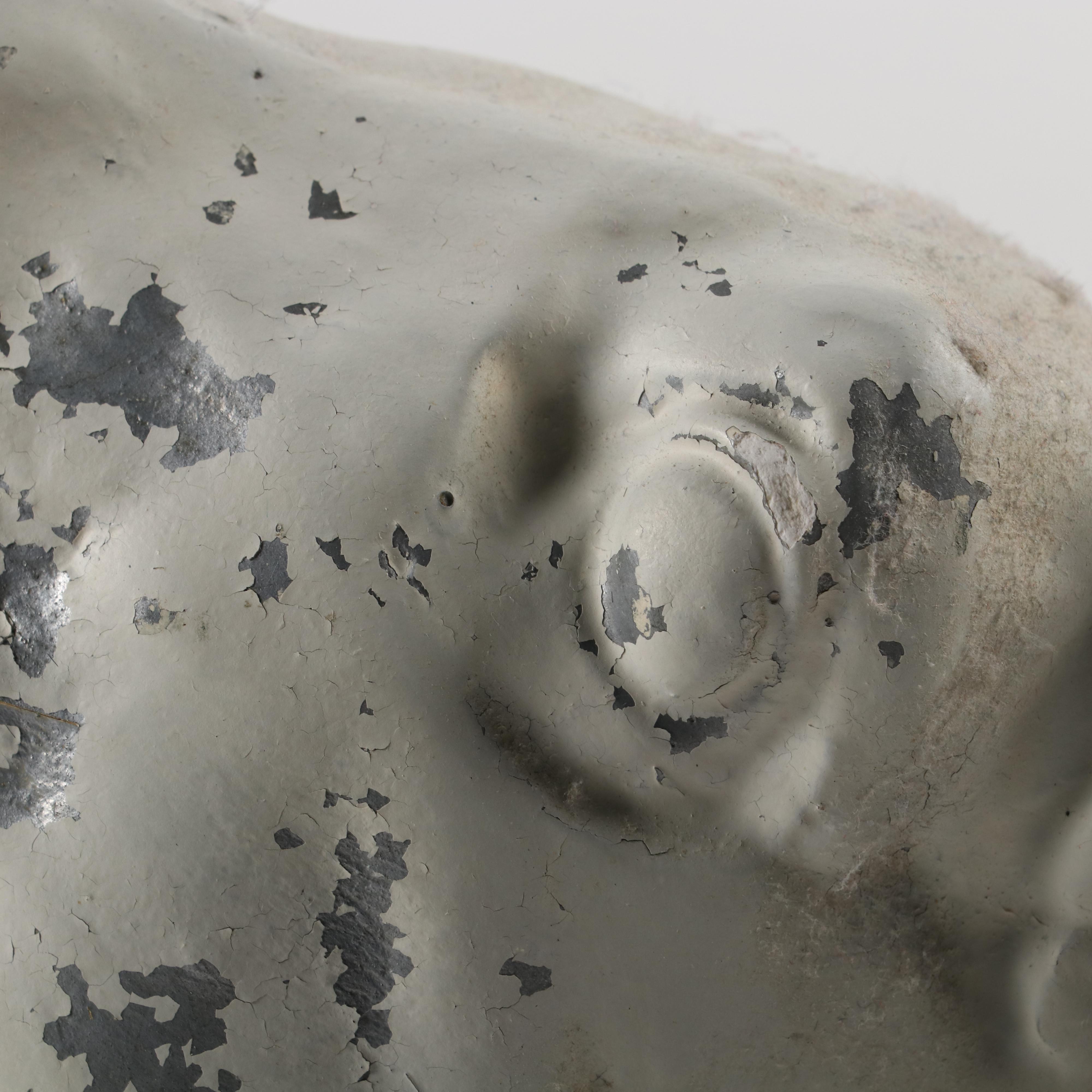 Enamel Painted Mold Cast Horse Head Wall Decor