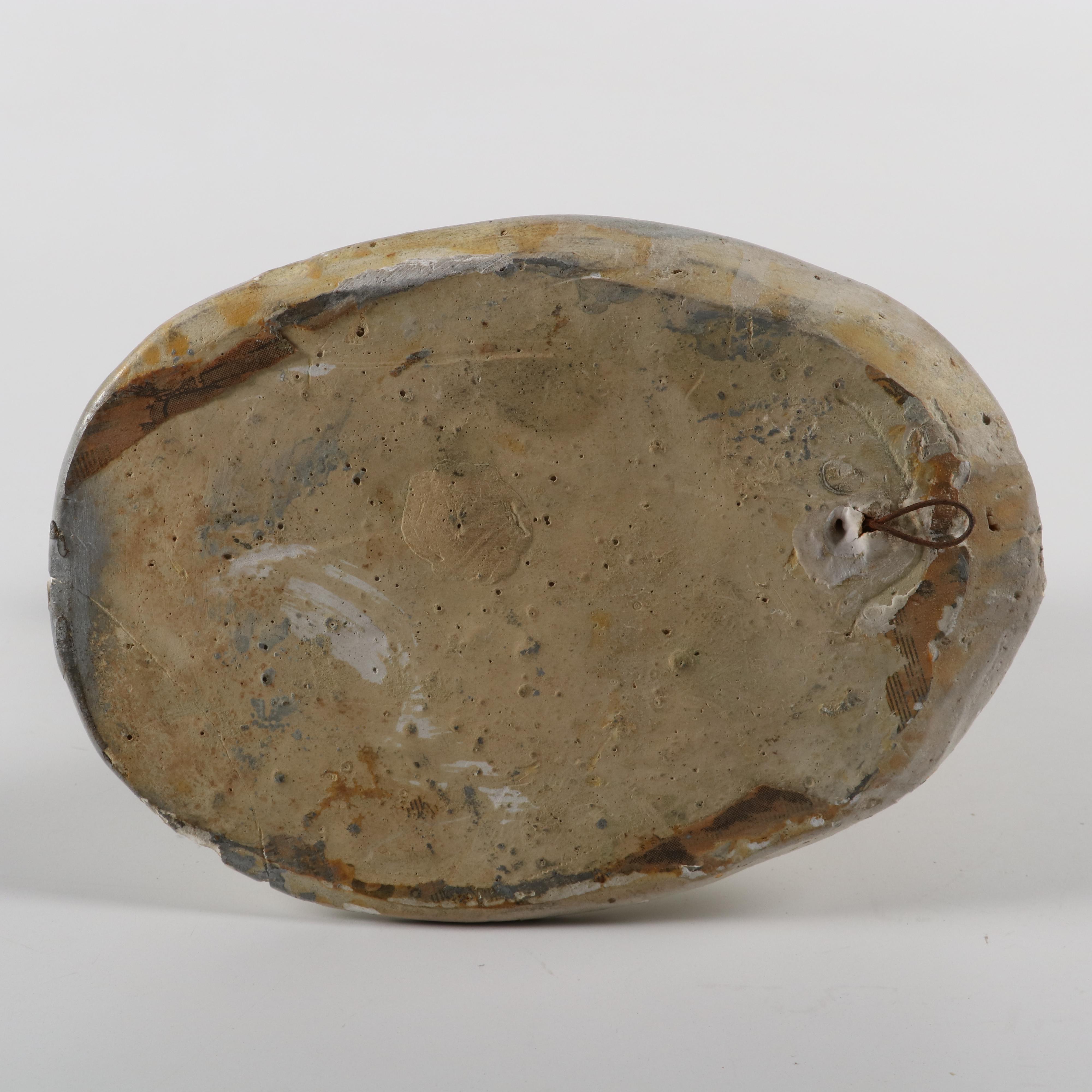 Enamel Painted Mold Cast Horse Head Wall Decor