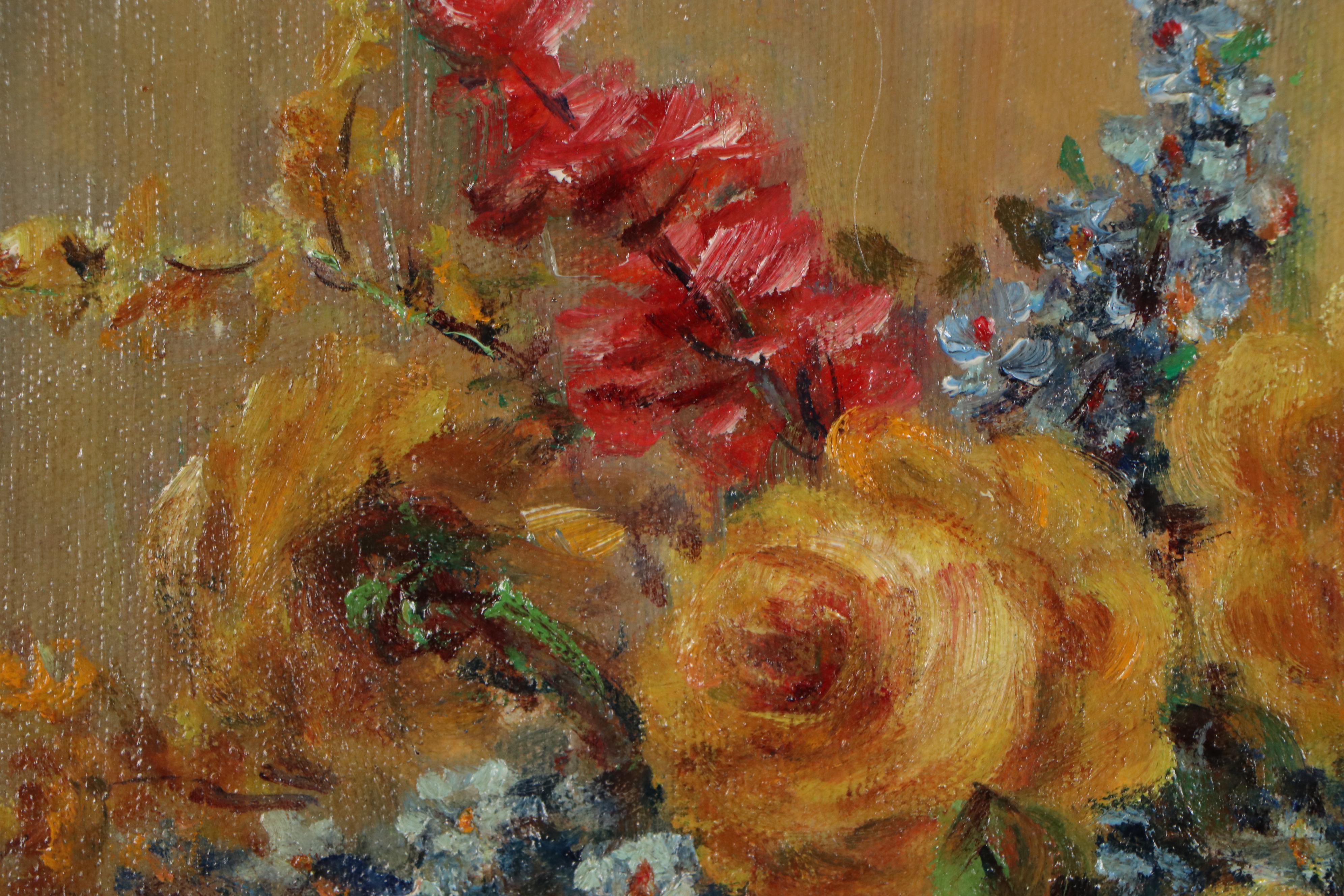 Emily Dillard Still Life Oil Painting, Mid 20th Century