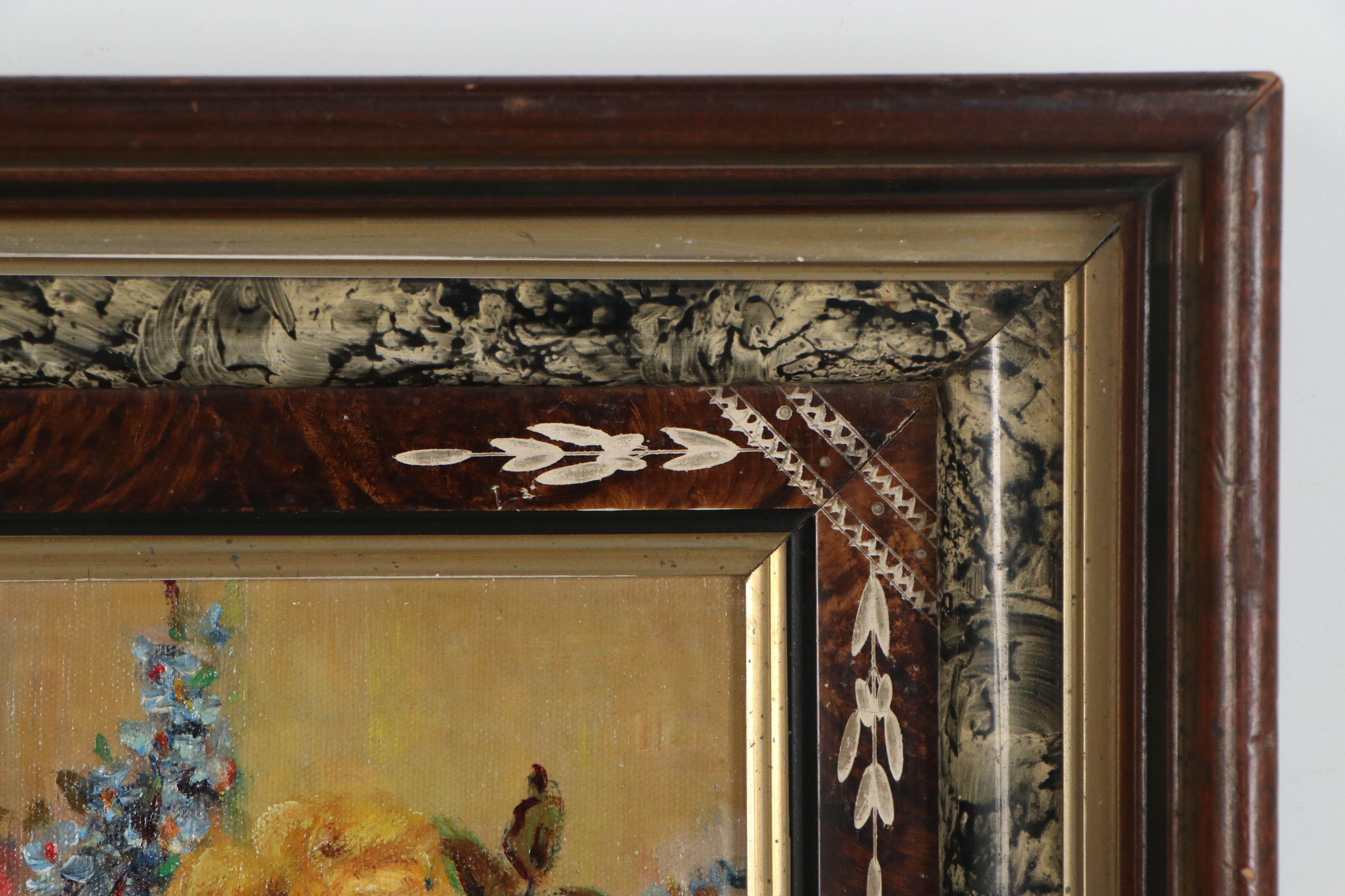 Emily Dillard Still Life Oil Painting, Mid 20th Century