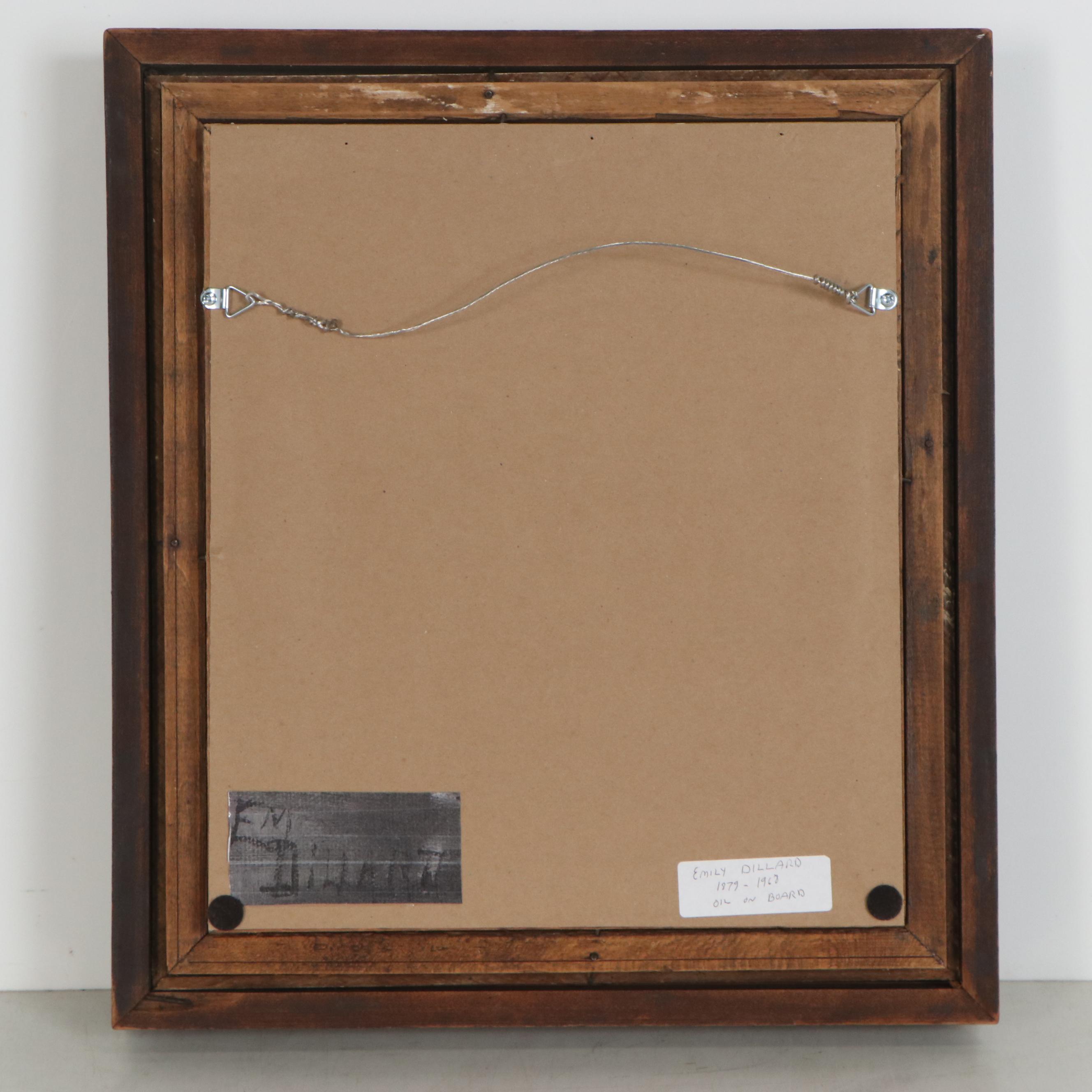 Emily Dillard Still Life Oil Painting, Mid 20th Century