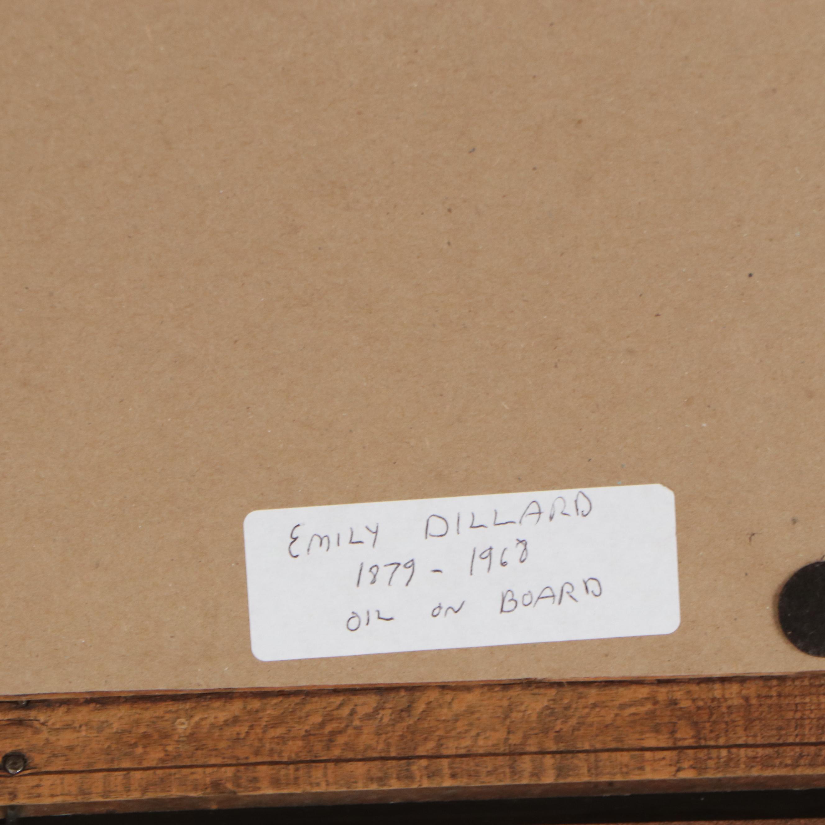 Emily Dillard Still Life Oil Painting, Mid 20th Century