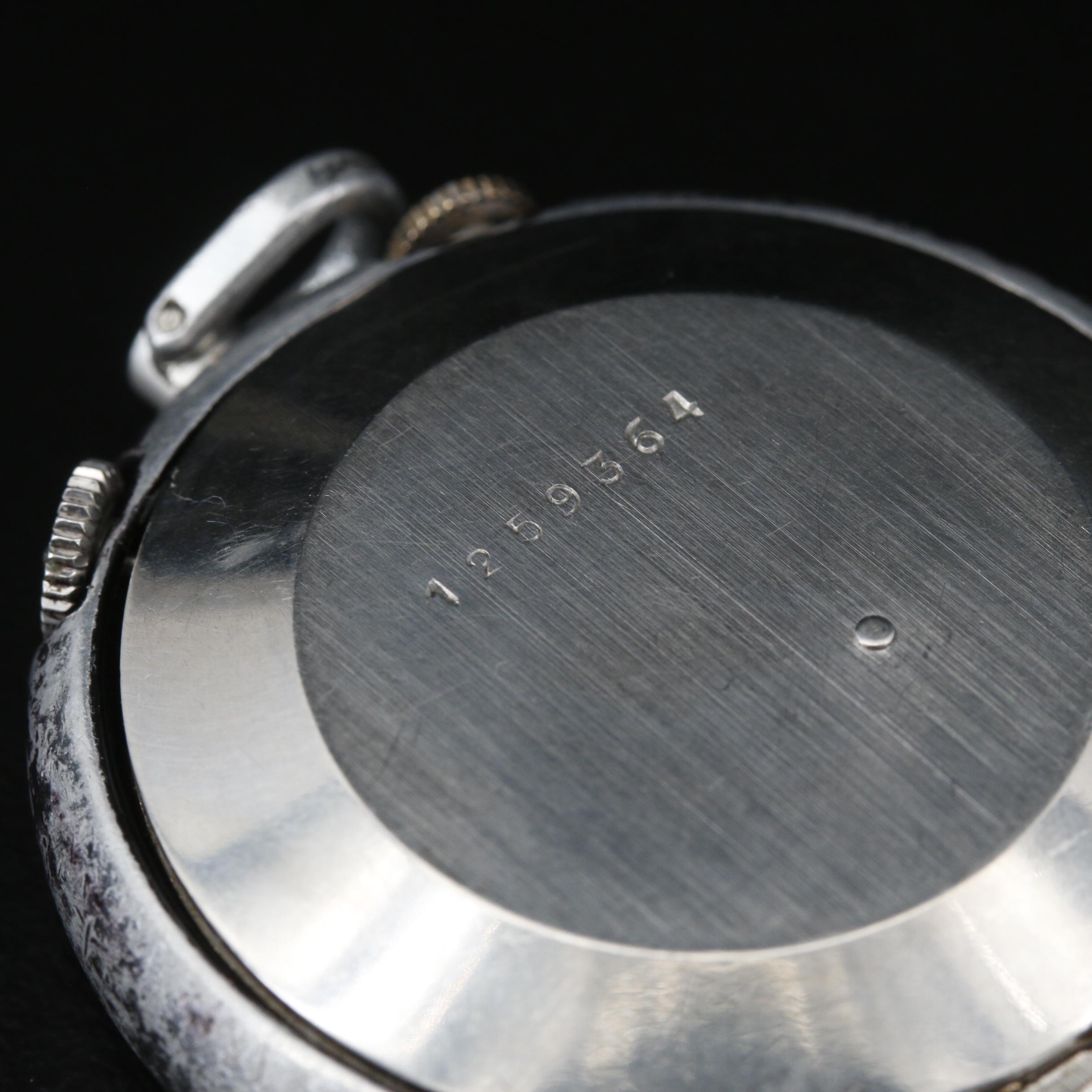 Vintage Jaeger-LeCoultre Memovox  Stainless Steel Travel Alarm Clock