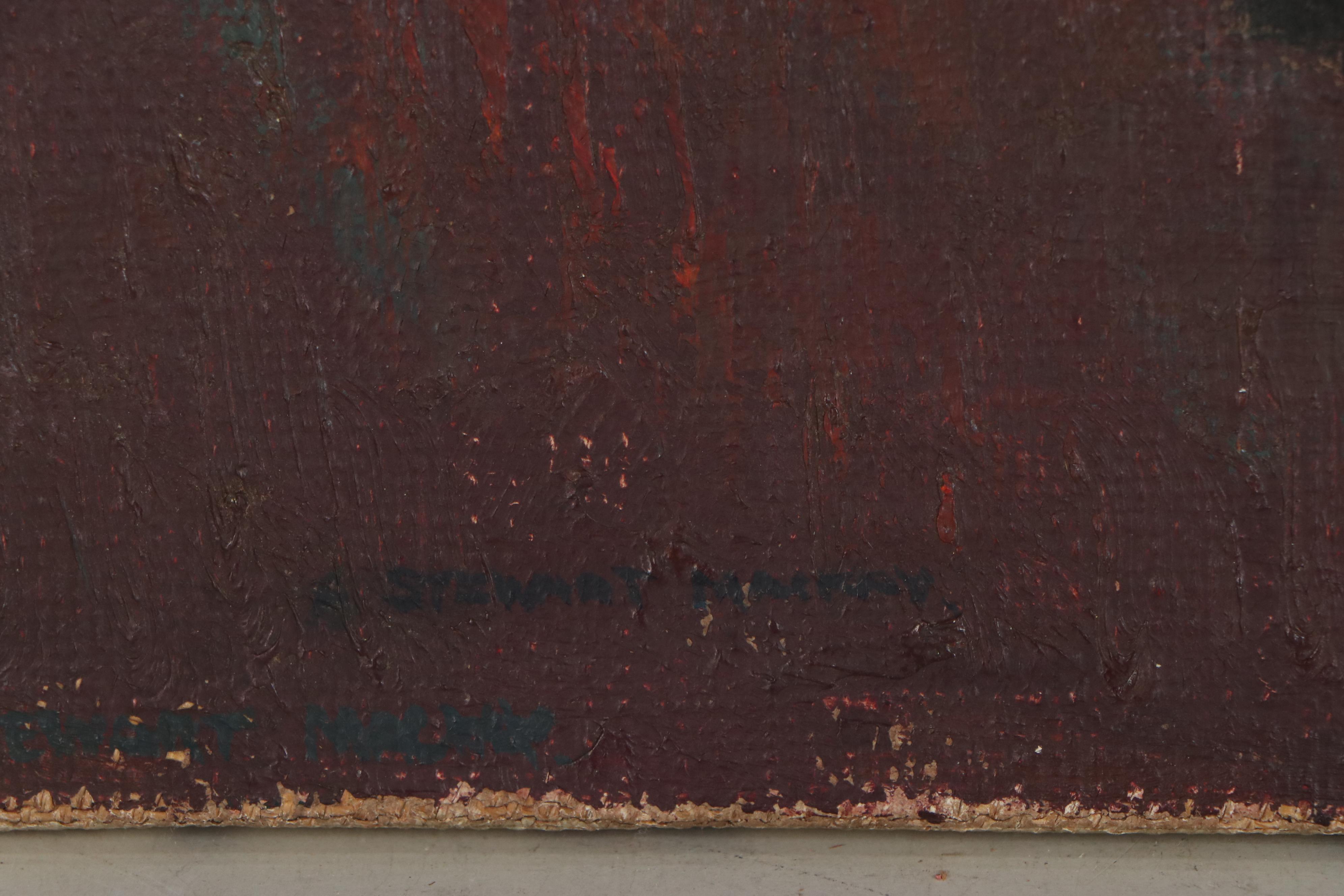 Arthur Stewart Mackay Oil Painting of a Gentleman in Uniform