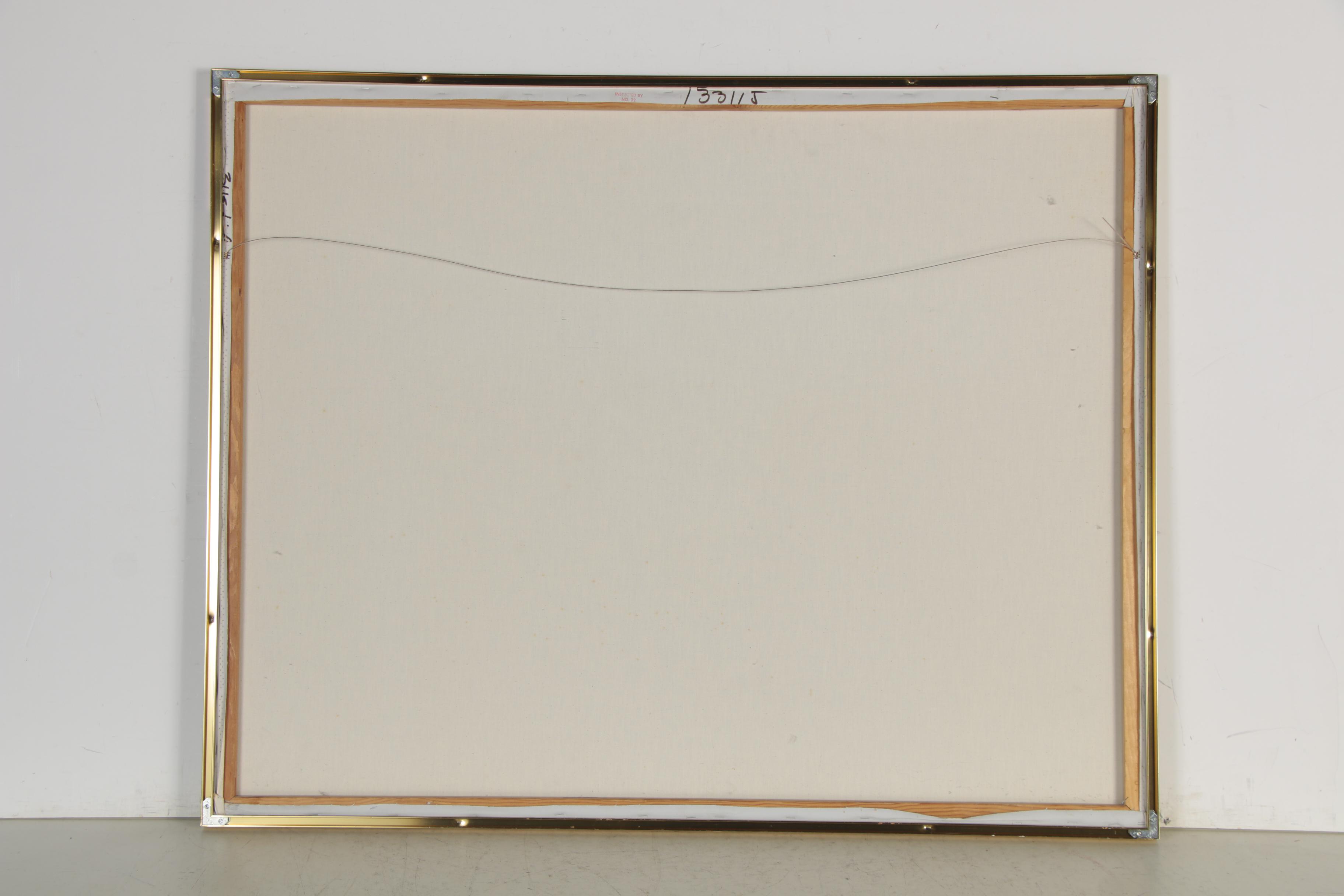 Lee Reynolds Acrylic Painting of Tulips, Late 20th Century