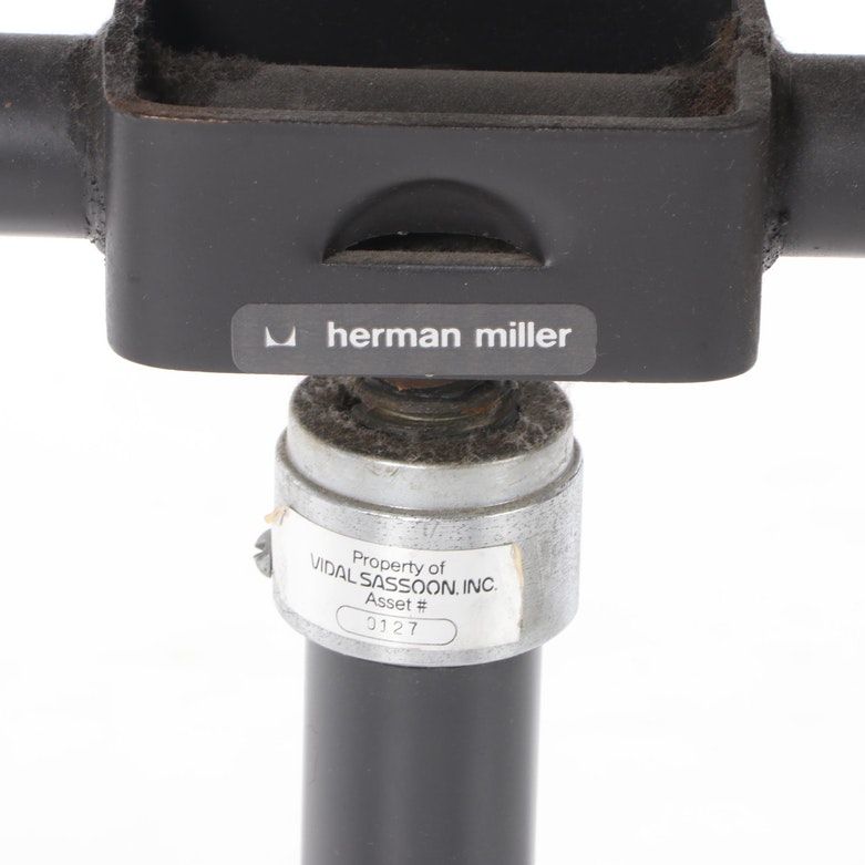 Charles and Ray Eames for Herman Miller "Aluminum Group" Leather Desk Chair