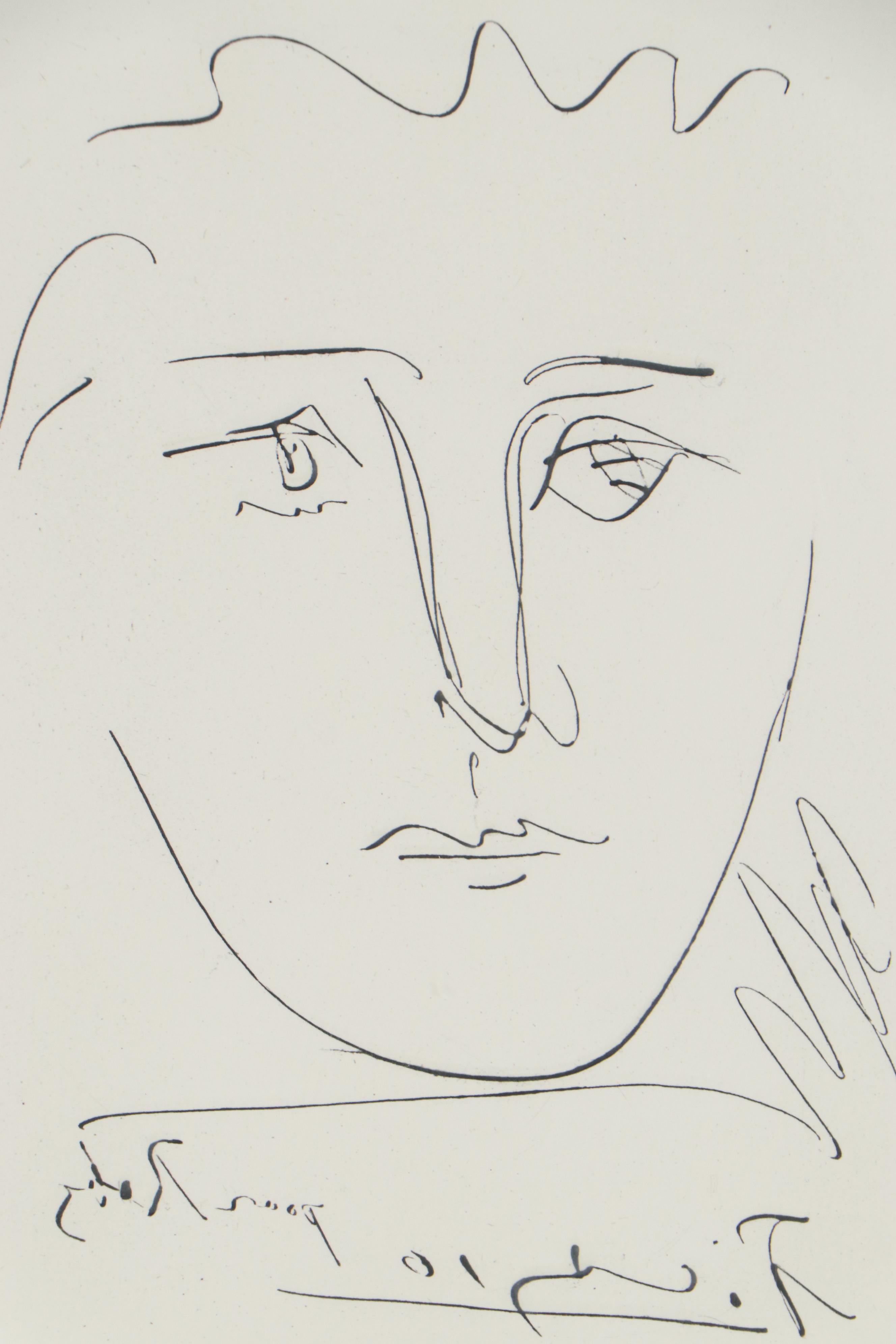 Pablo Picasso Restrike Etching "L'Age de Soleil"