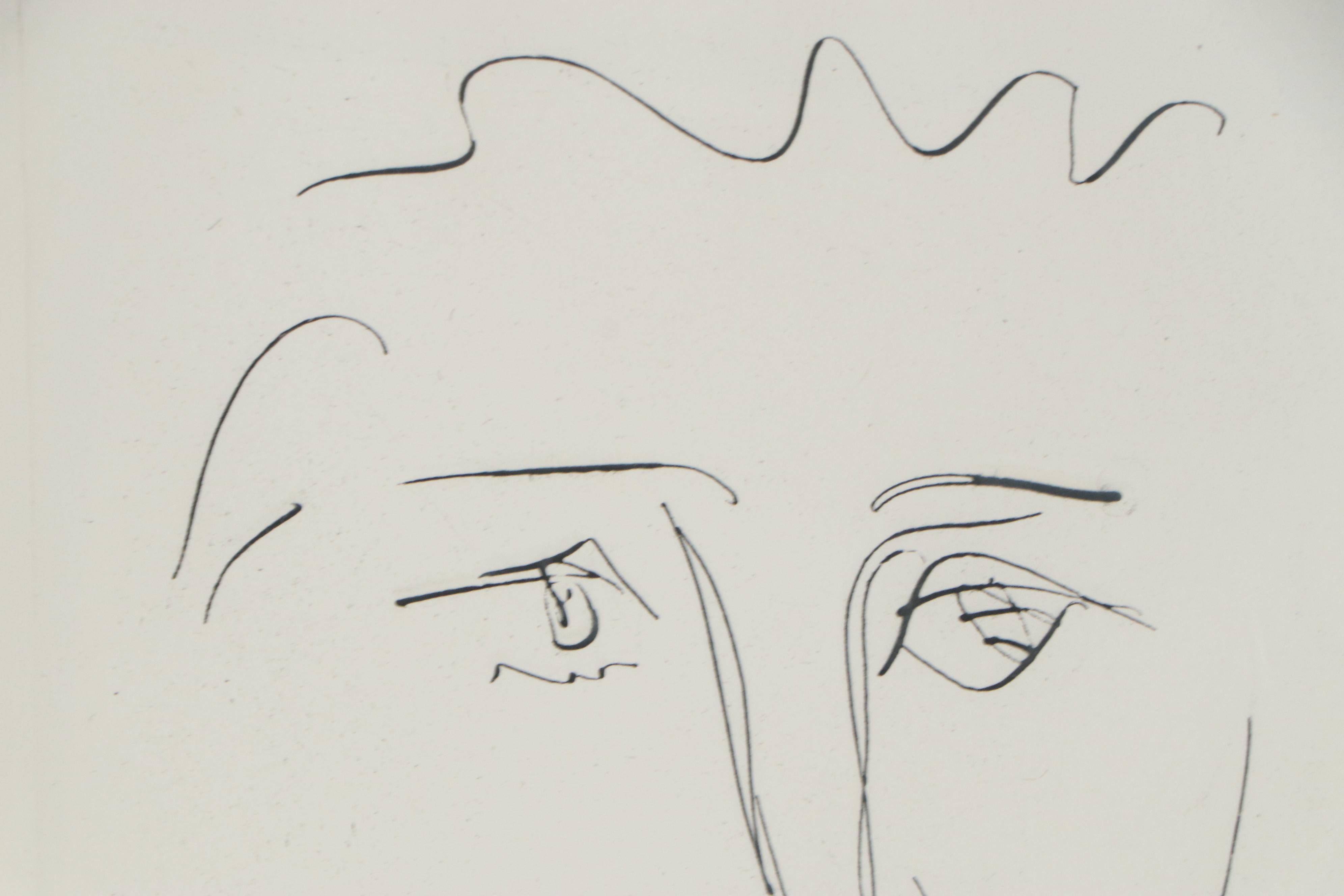 Pablo Picasso Restrike Etching "L'Age de Soleil"