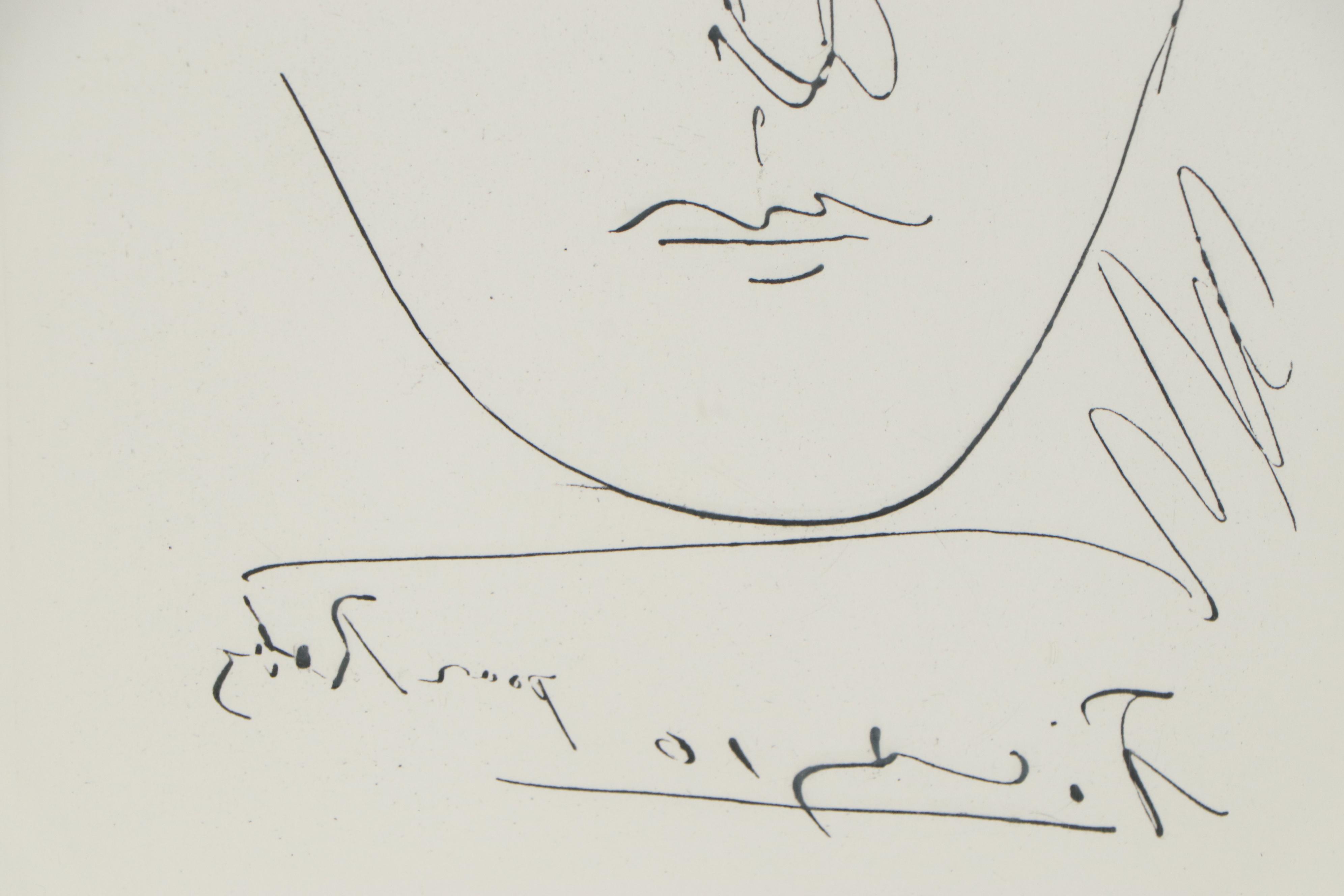 Pablo Picasso Restrike Etching "L'Age de Soleil"