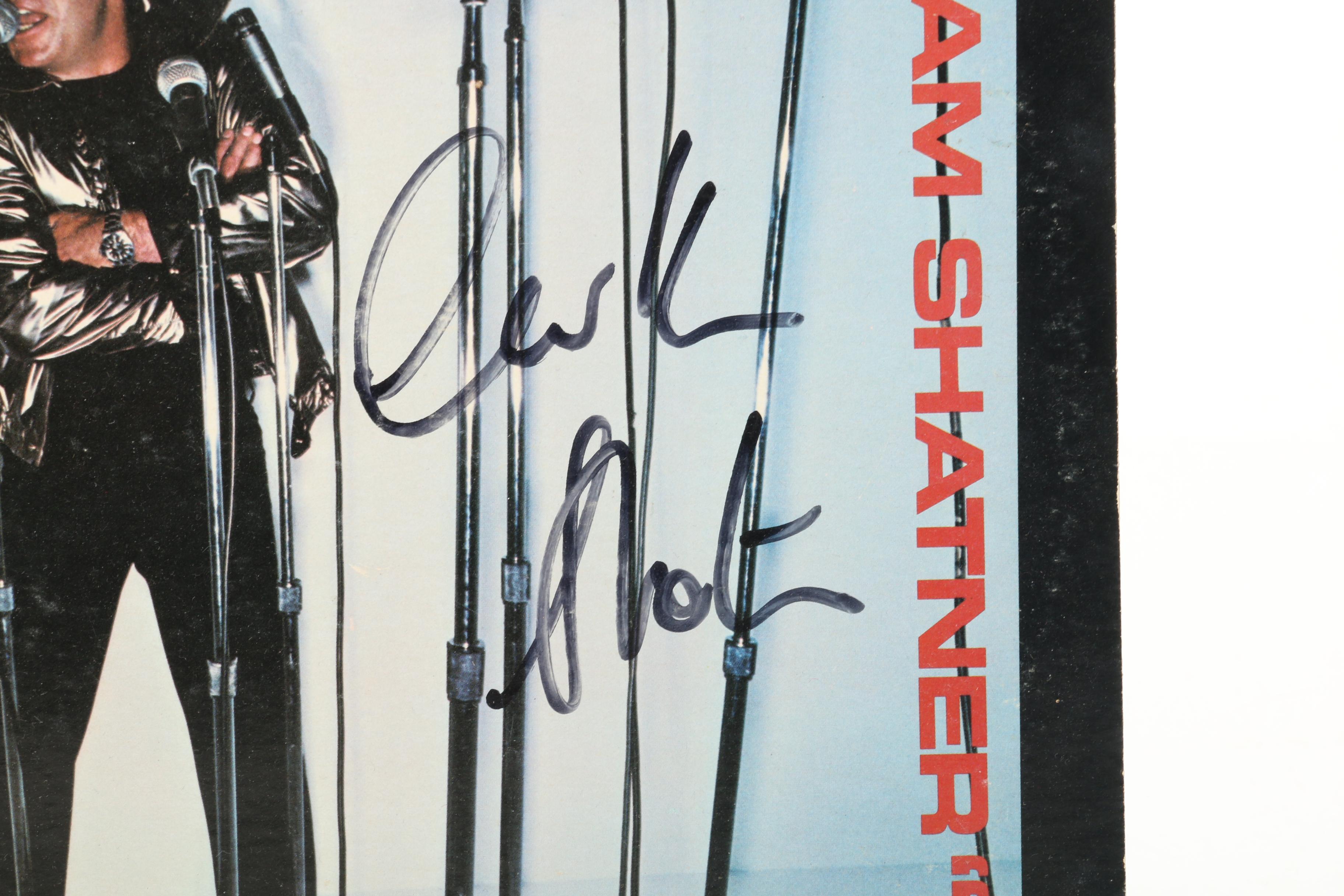 Signed William Shatner "Live" Album, 1977