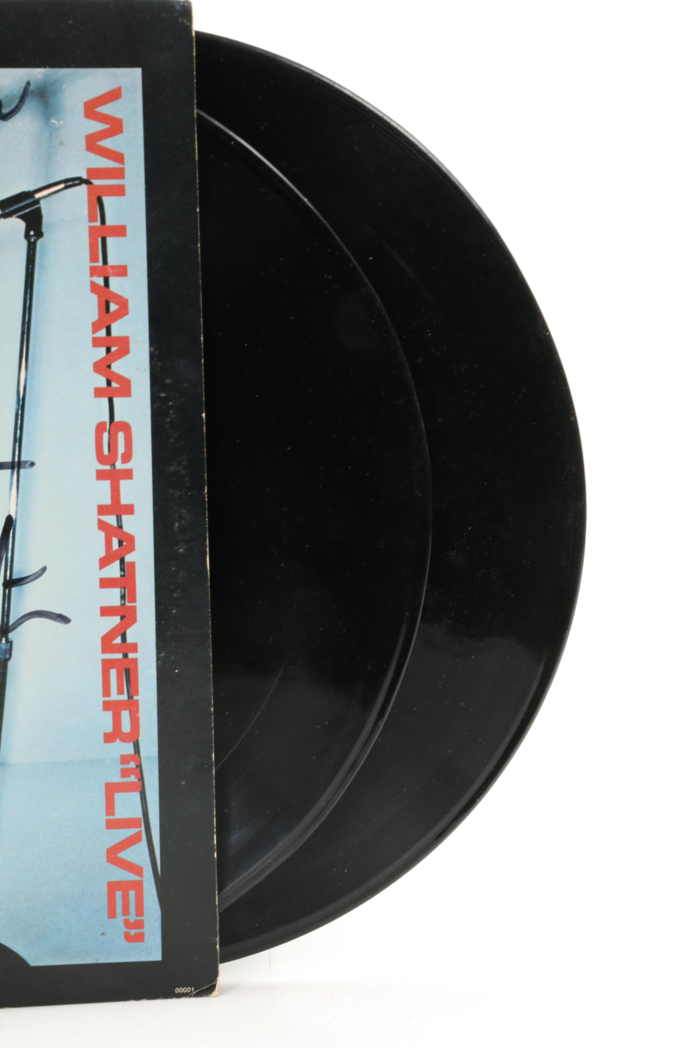 Signed William Shatner "Live" Album, 1977