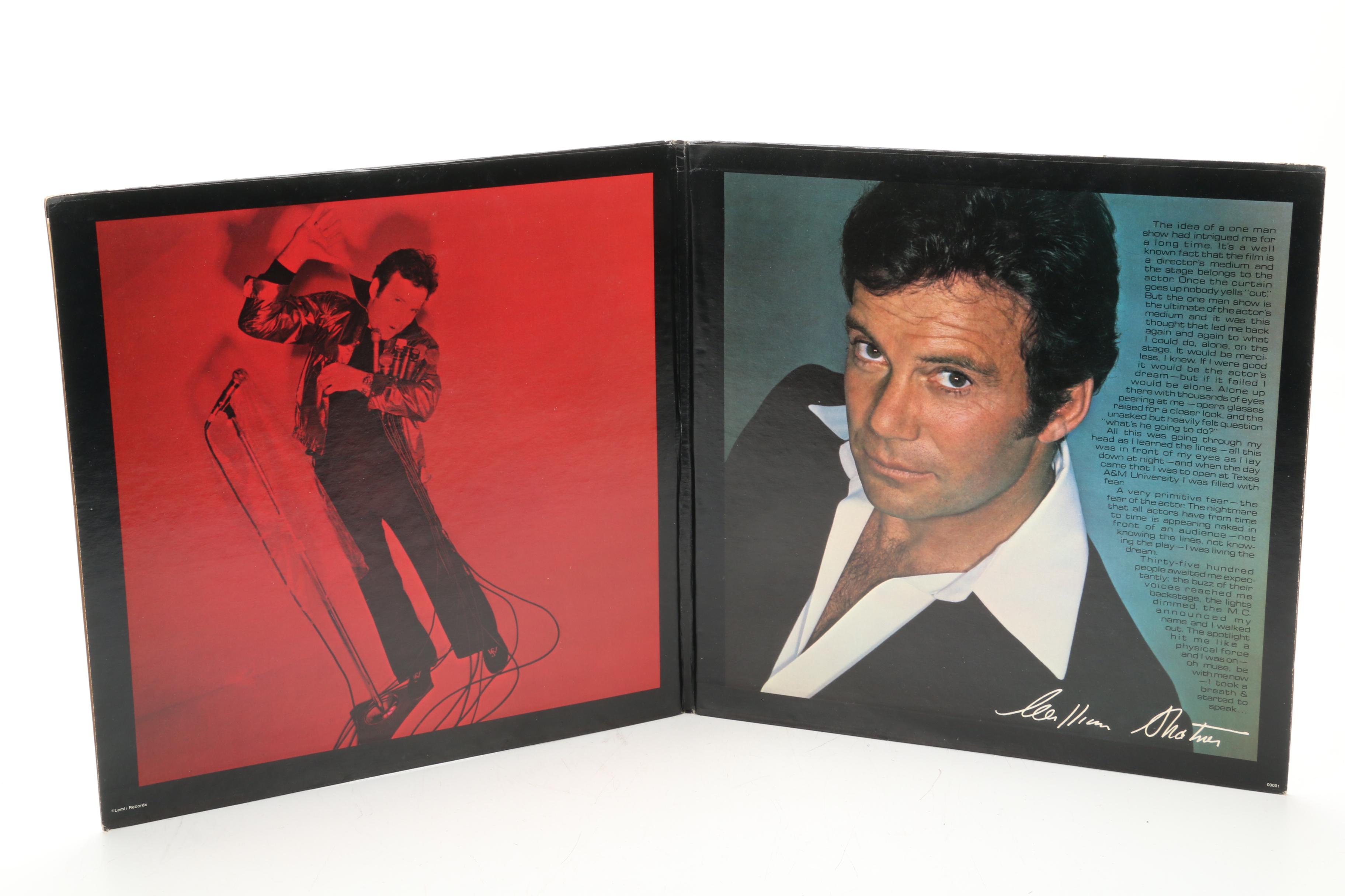 Signed William Shatner "Live" Album, 1977