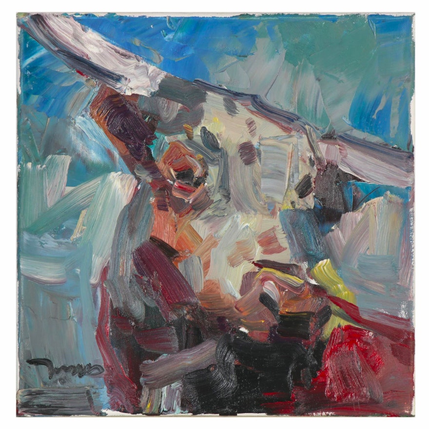 Jose Trujillo Oil Painting "The Bull", 2019