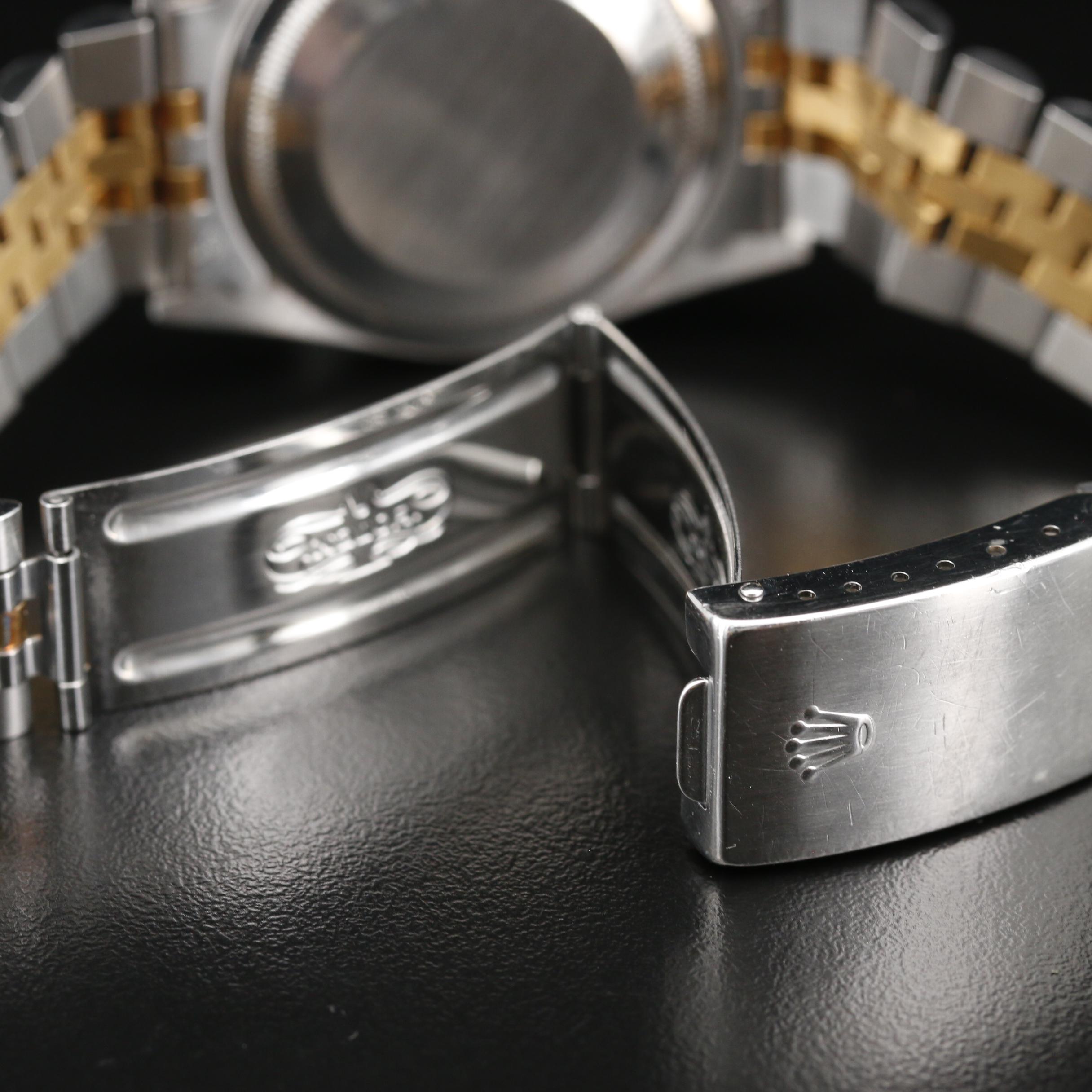 1991 Rolex Datejust Two Tone 18K Gold and Stainless Steel Automatic Watch