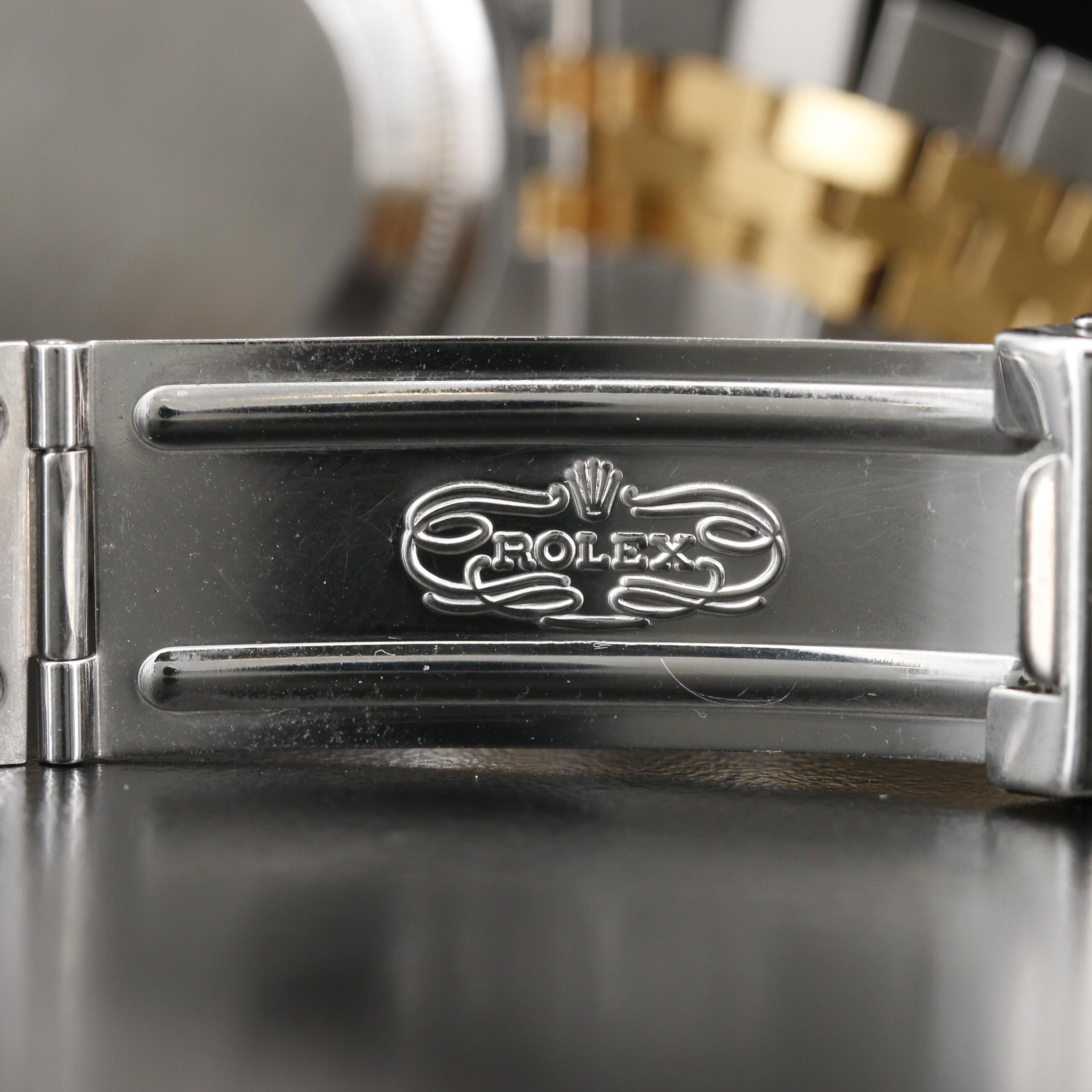 1991 Rolex Datejust Two Tone 18K Gold and Stainless Steel Automatic Watch