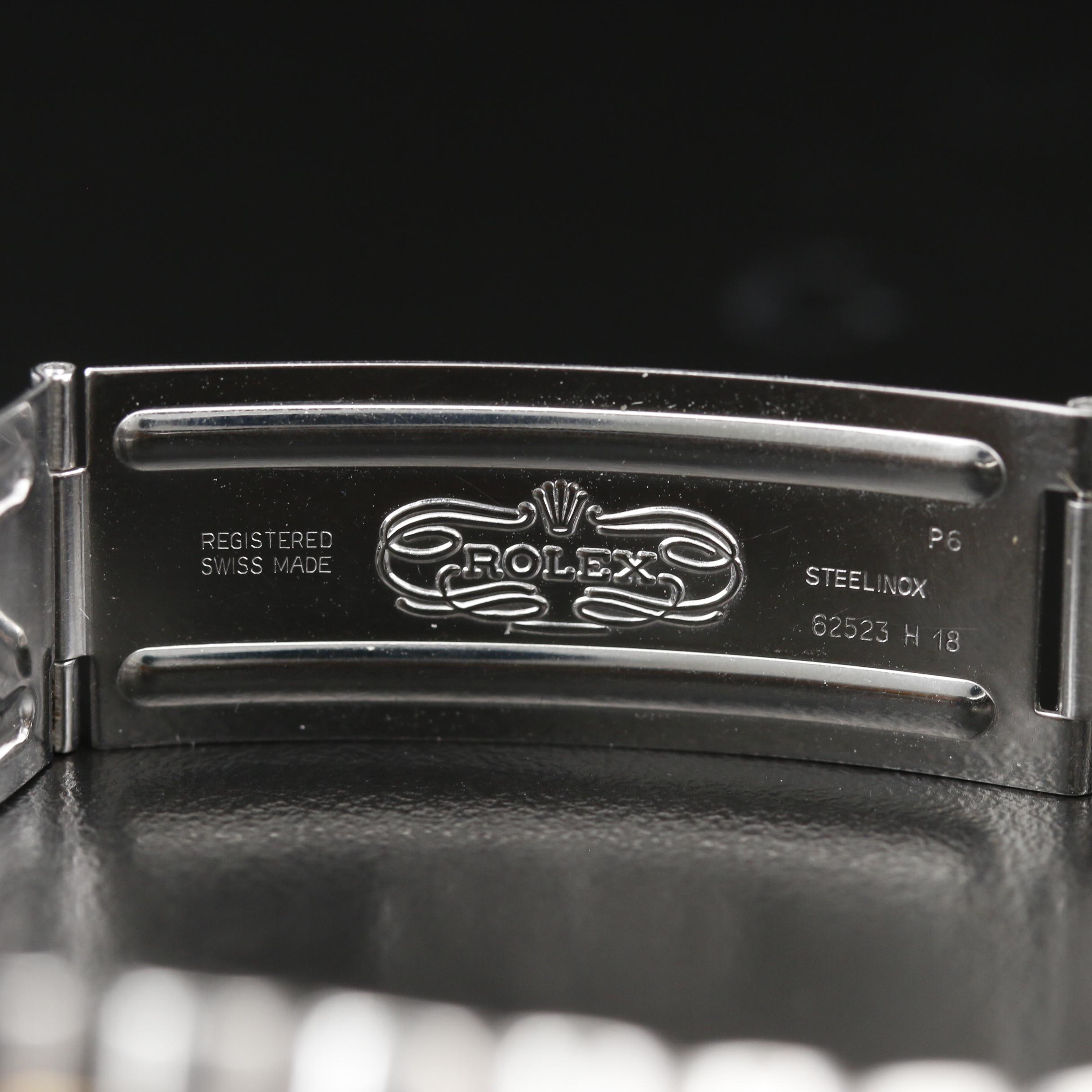 1991 Rolex Datejust Two Tone 18K Gold and Stainless Steel Automatic Watch