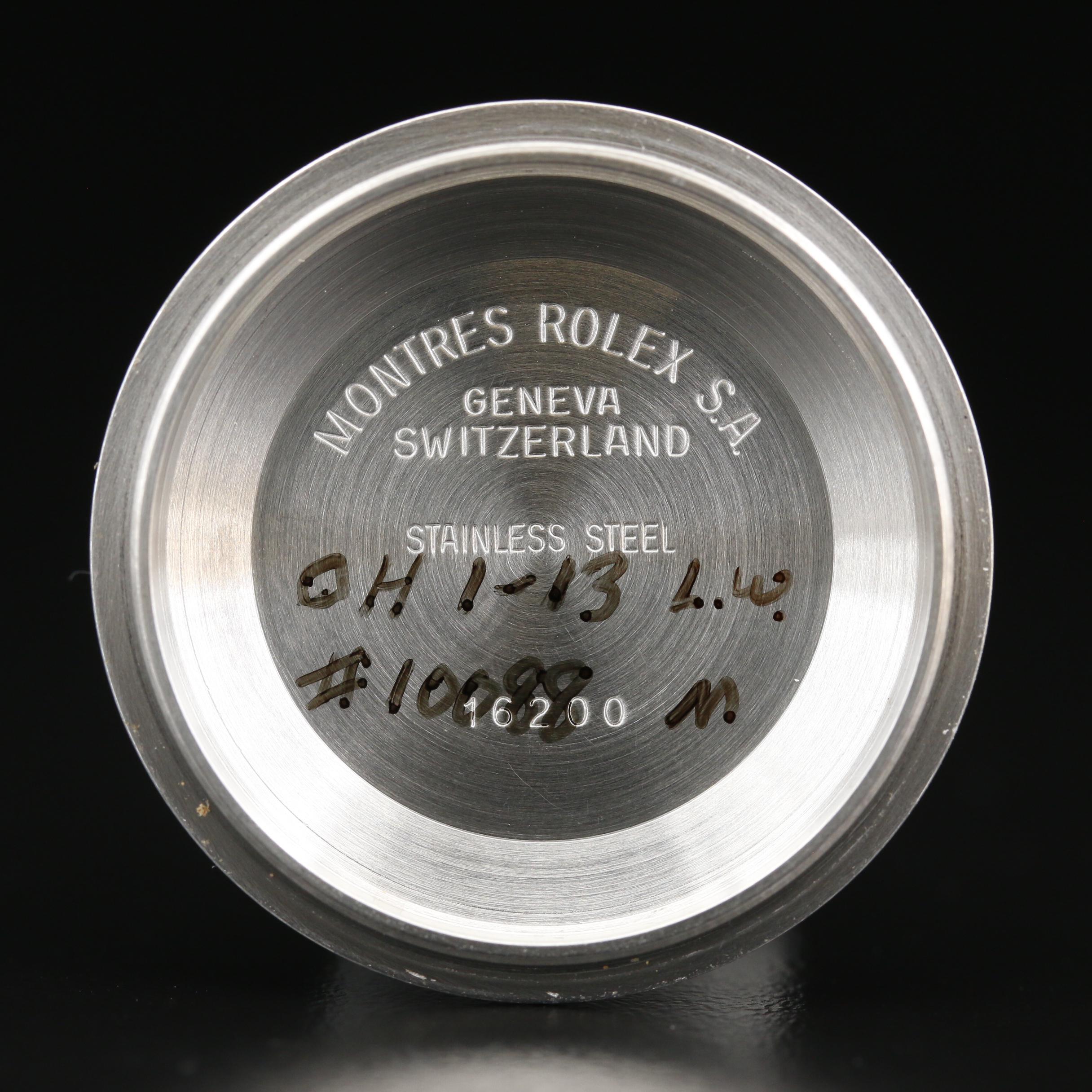 1991 Rolex Datejust Two Tone 18K Gold and Stainless Steel Automatic Watch