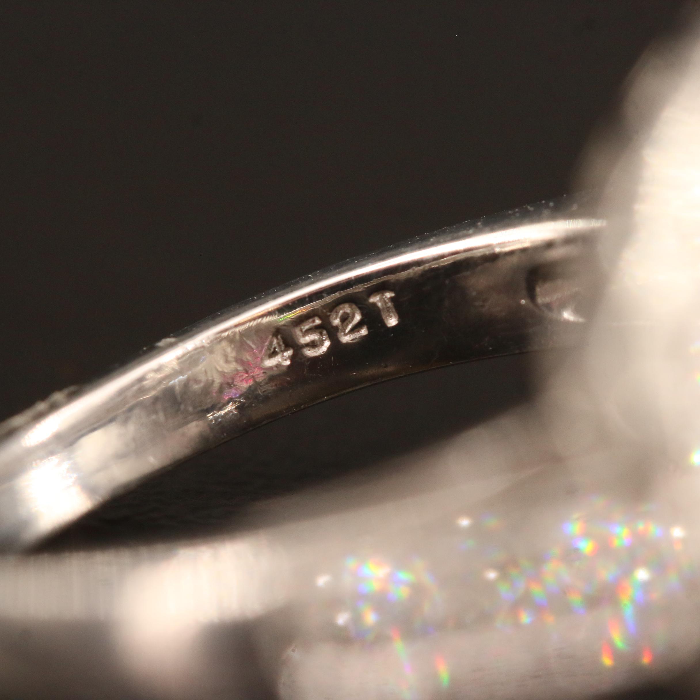 Sophia D Platinum 4.77 CTW Diamond and Ruby Halo Ring with 3.89 Center