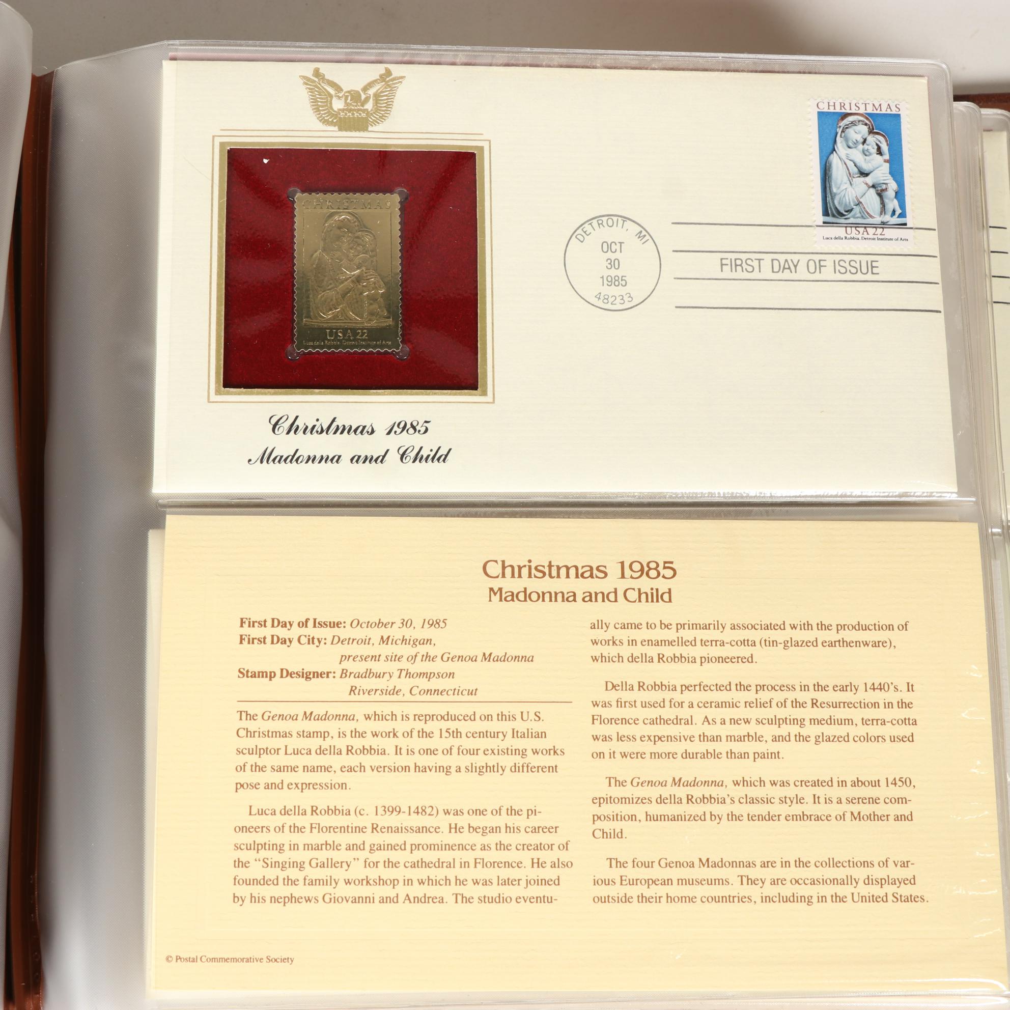PCS "Golden Replicas of United States Stamps" Album Collection