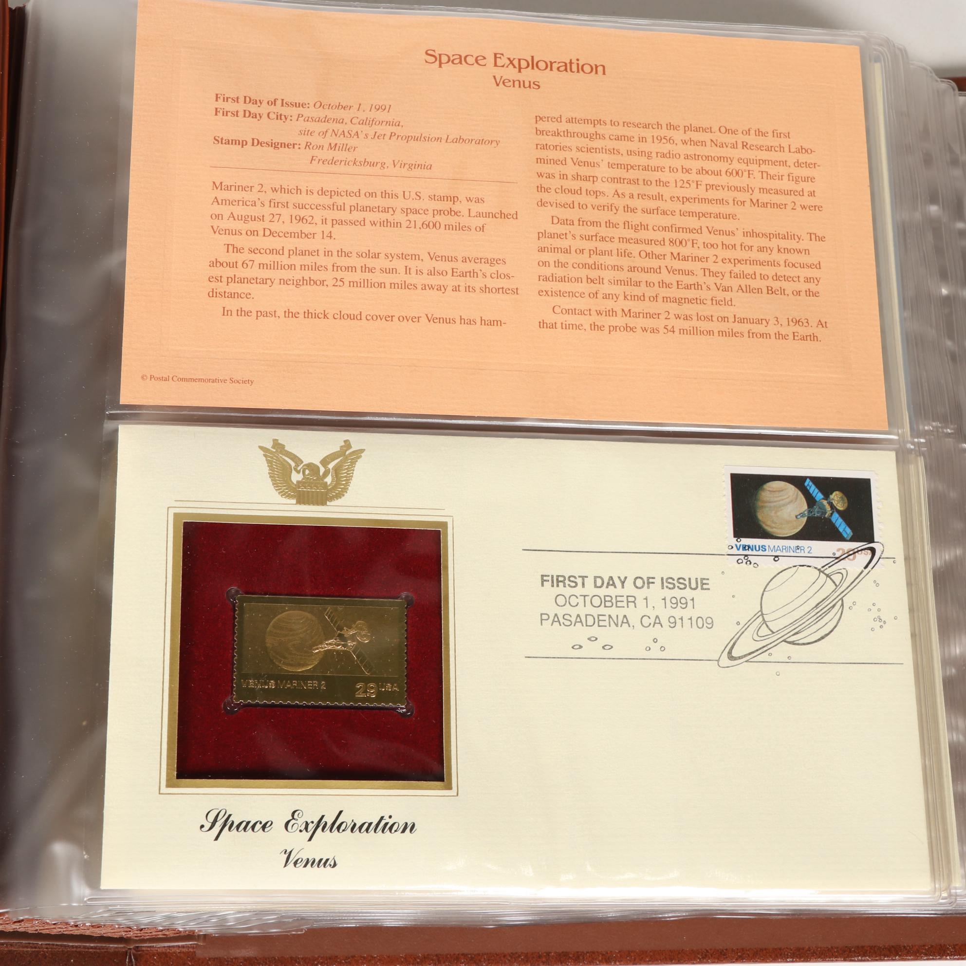 PCS "Golden Replicas of United States Stamps" Album Collection