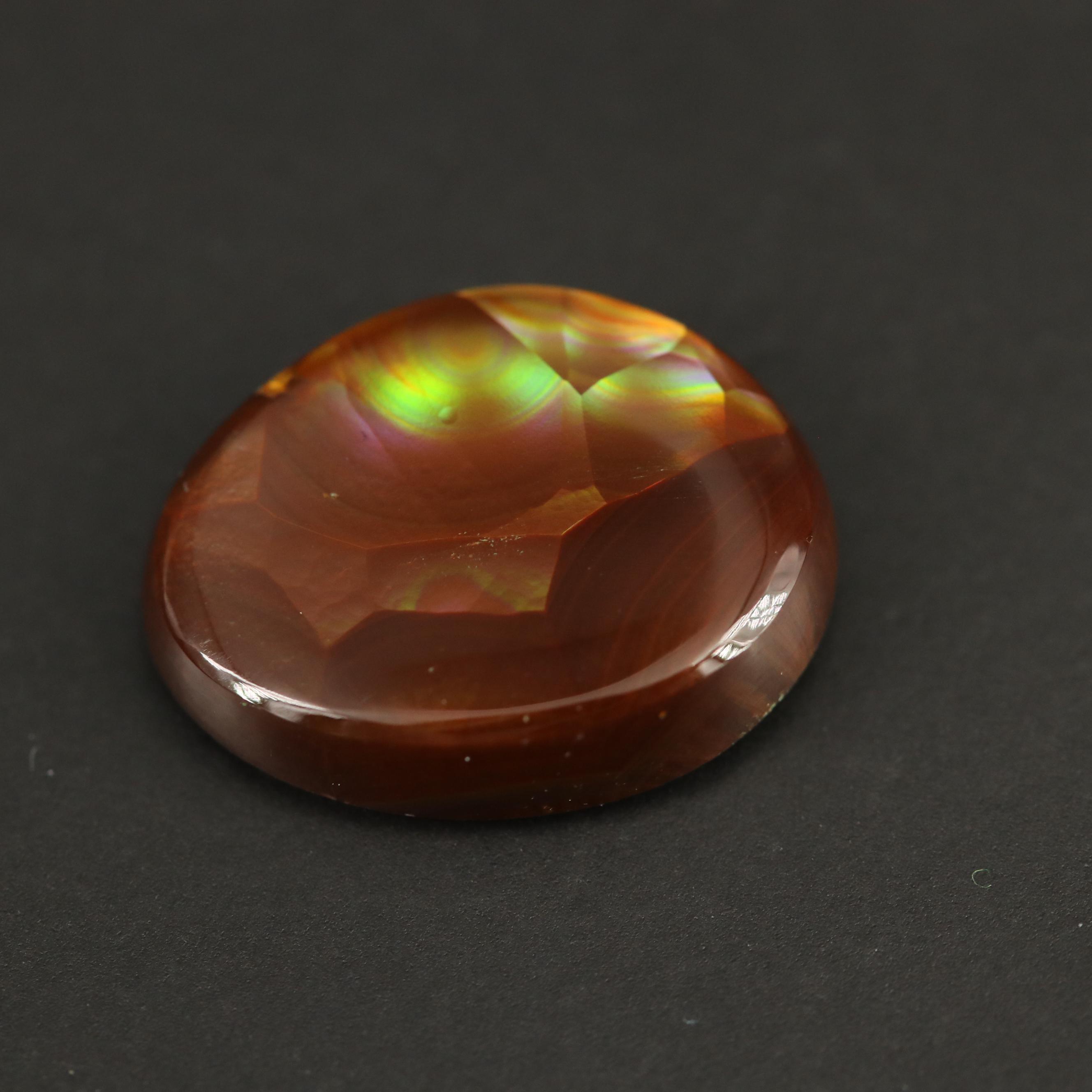 Loose Cabochon Fire Agates