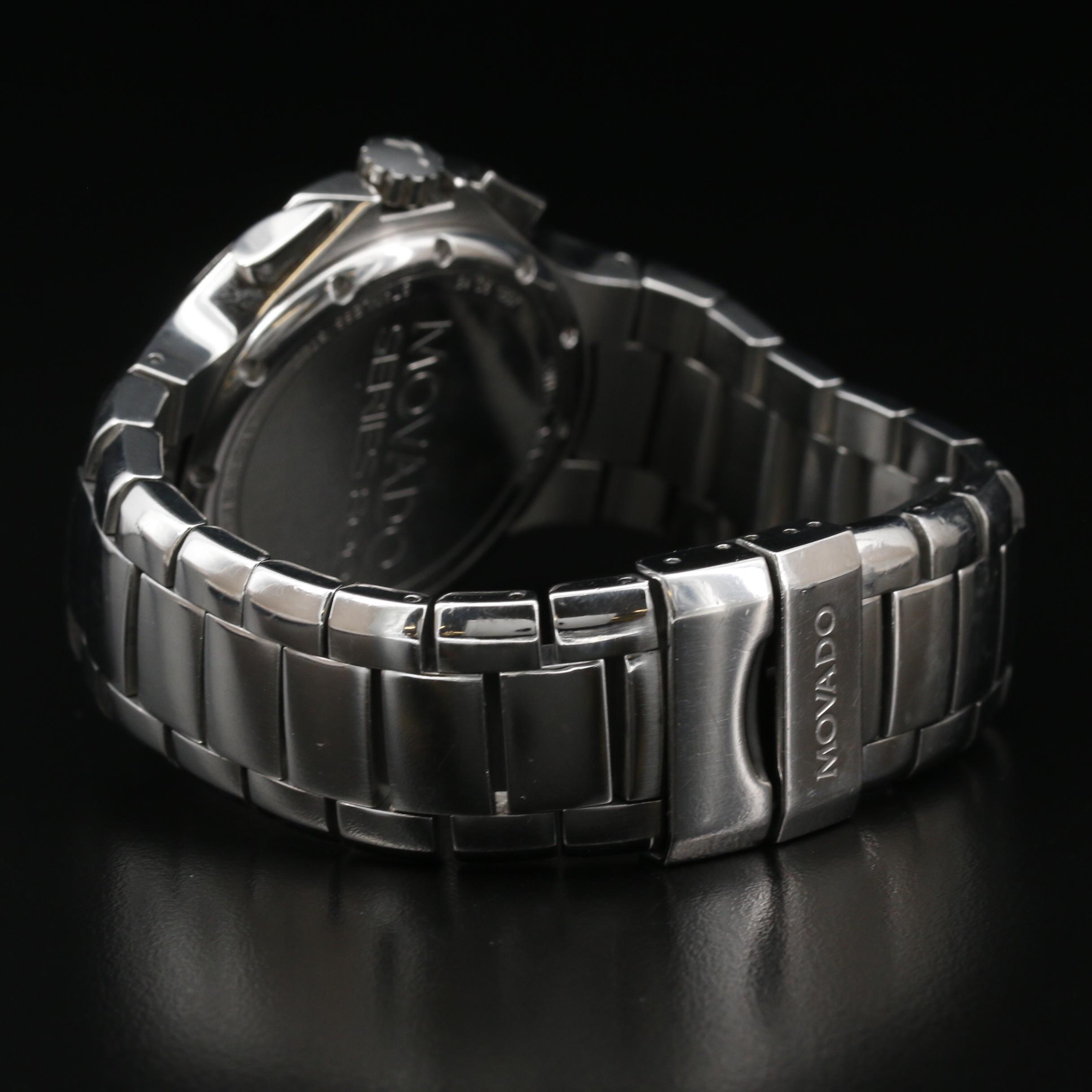 Movado Chronograph Series 800 Stainless Steel Watch