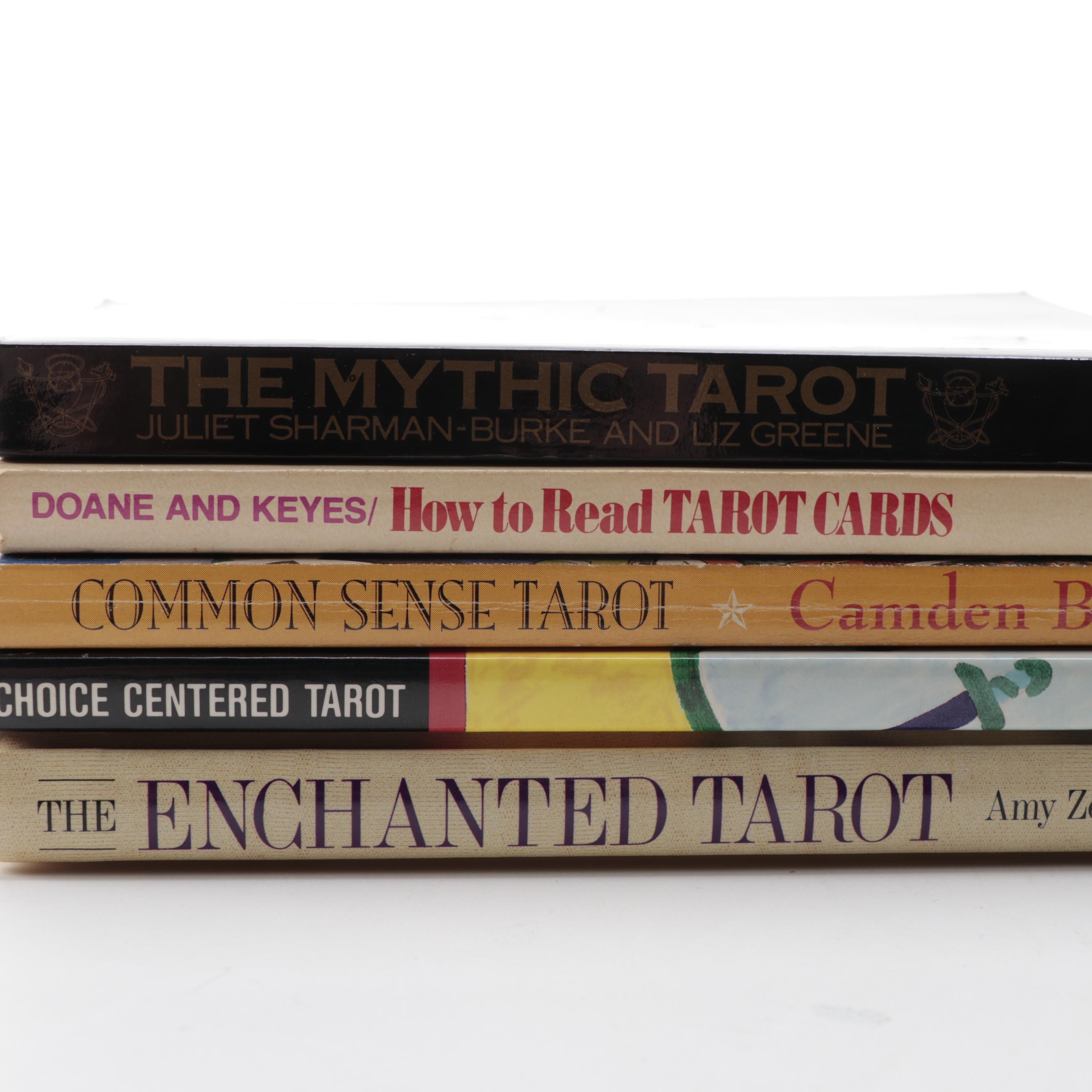 "The Mythic Tarot" Book with "The Enchanted Tarot" Cards and Other Guide Books