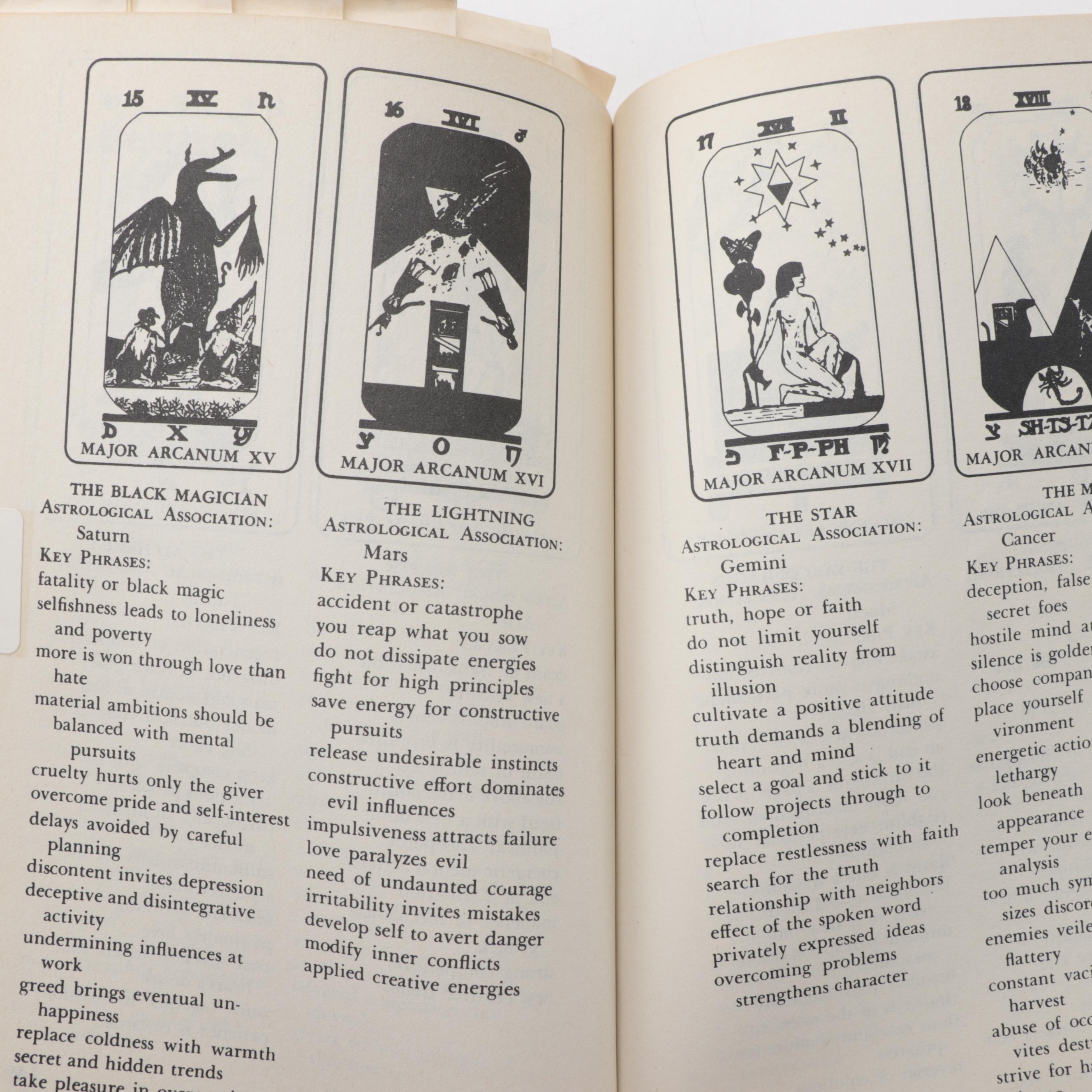 "The Mythic Tarot" Book with "The Enchanted Tarot" Cards and Other Guide Books
