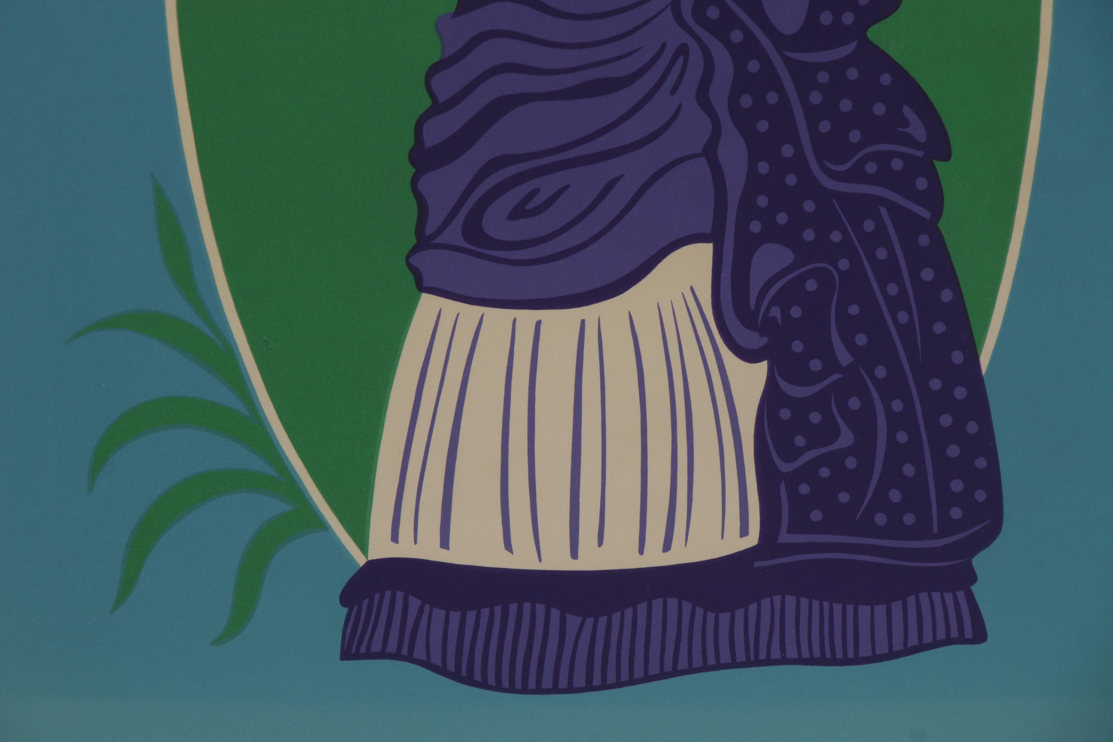 Robert Indiana Lithograph "Anne," 1977