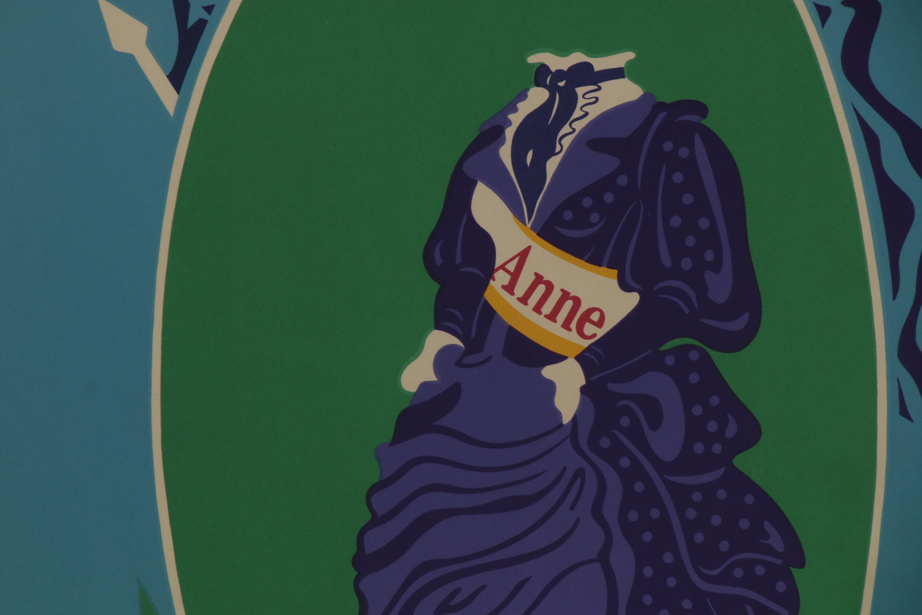 Robert Indiana Lithograph "Anne," 1977