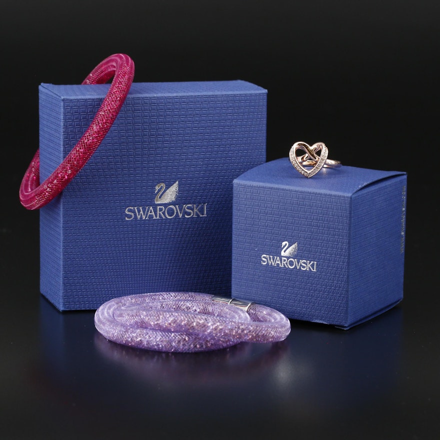 Swarovski Crystal Assortment Featuring "Cupidon" Ring