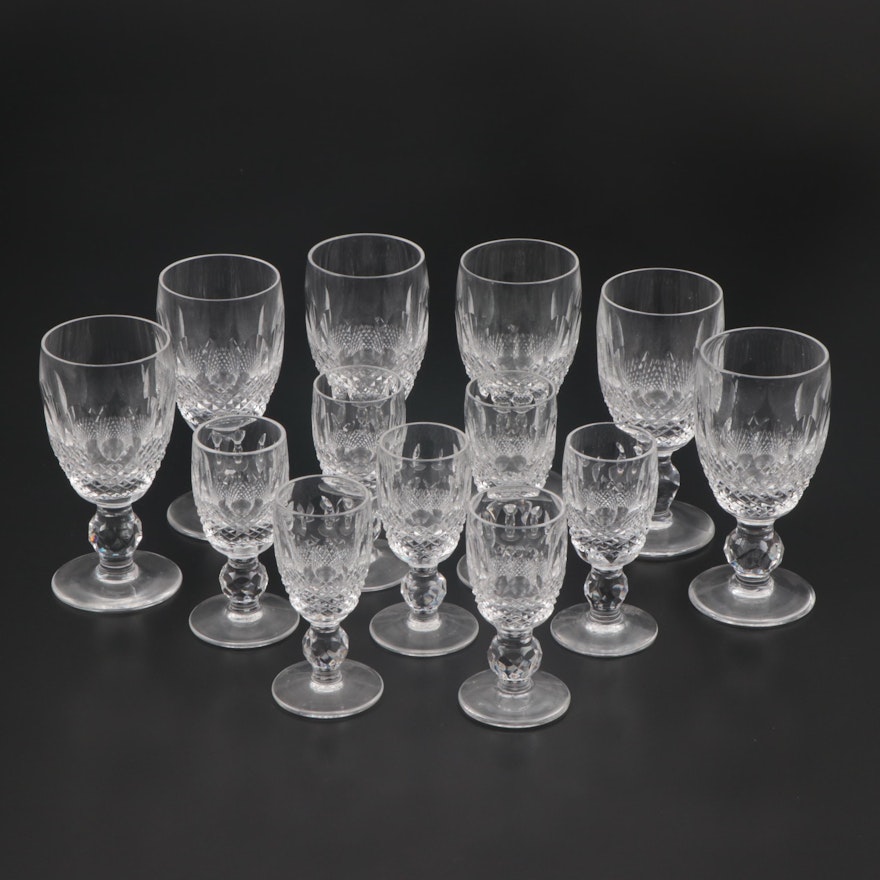 Waterford Crystal "Colleen Short Stem" Sherry and Cordial Glasses