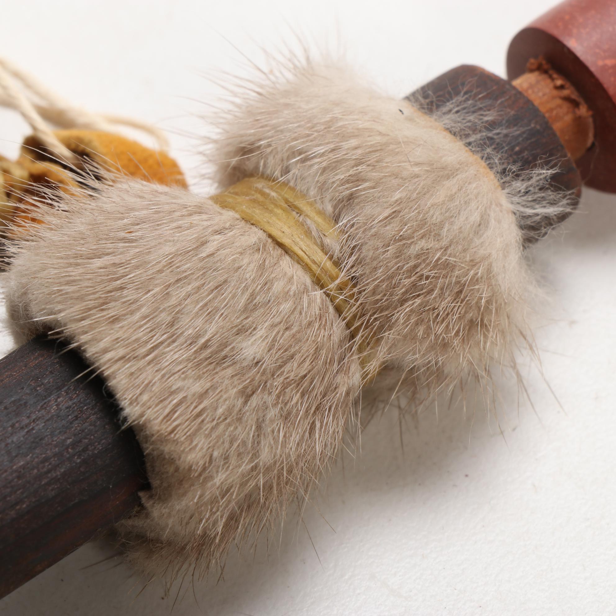 Ojibwe Crafts Totem and Sioux Carved Pipestone Pipe