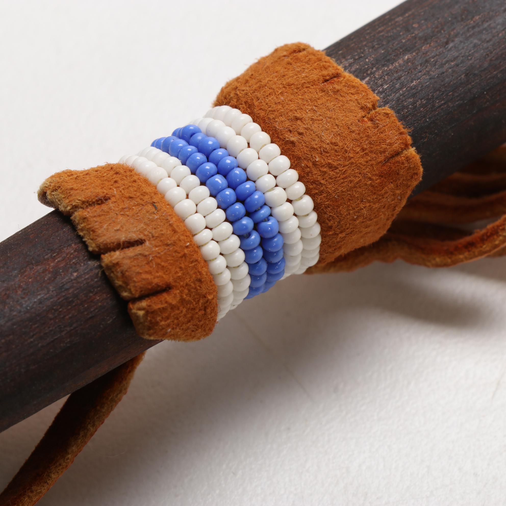 Ojibwe Crafts Totem and Sioux Carved Pipestone Pipe