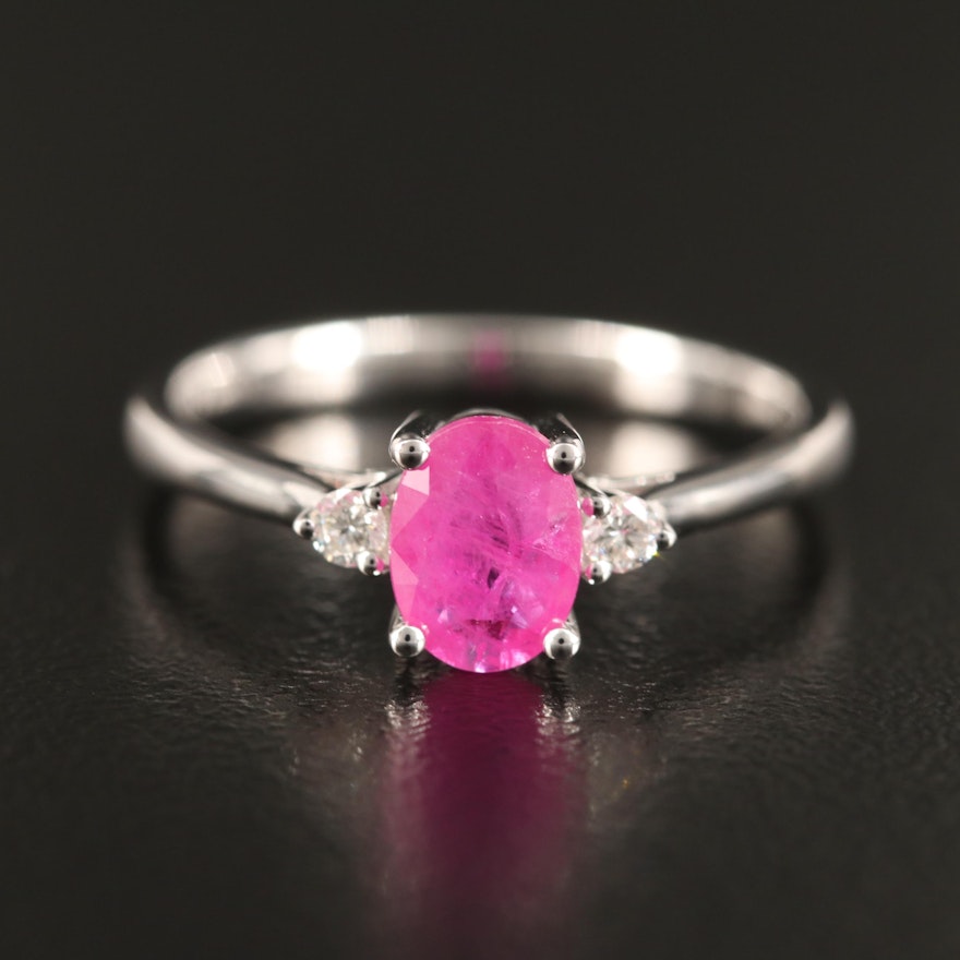 14K Ruby and Diamond Ring