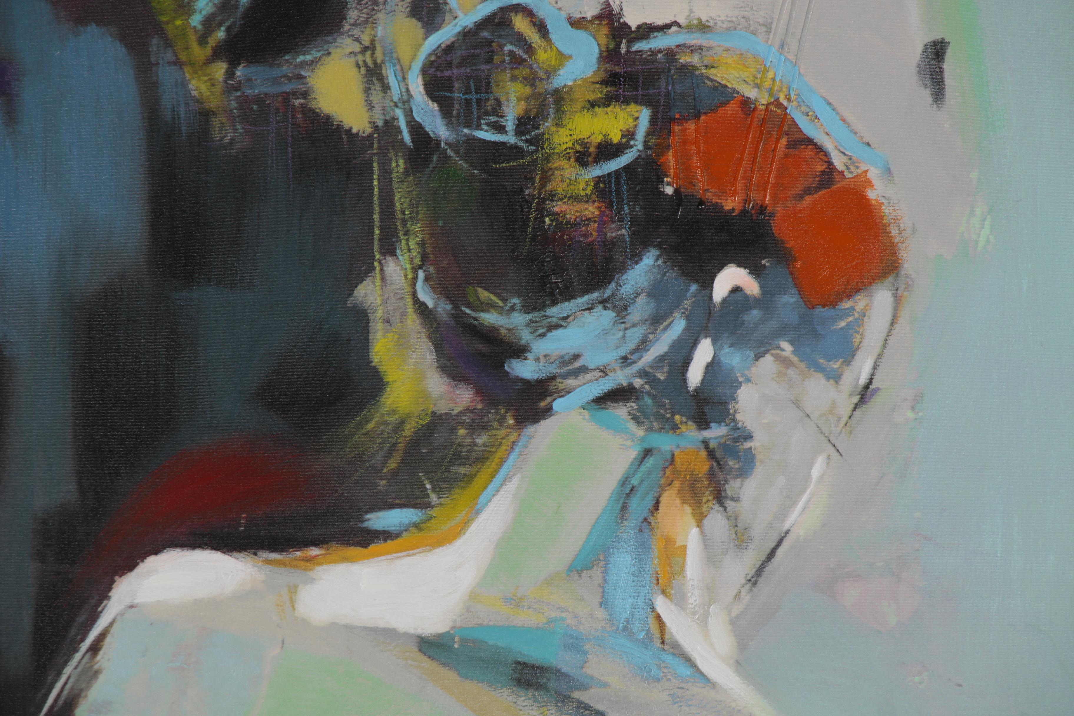 Ksenia Sizaya Embellished Giclée of Figure, 21st Century