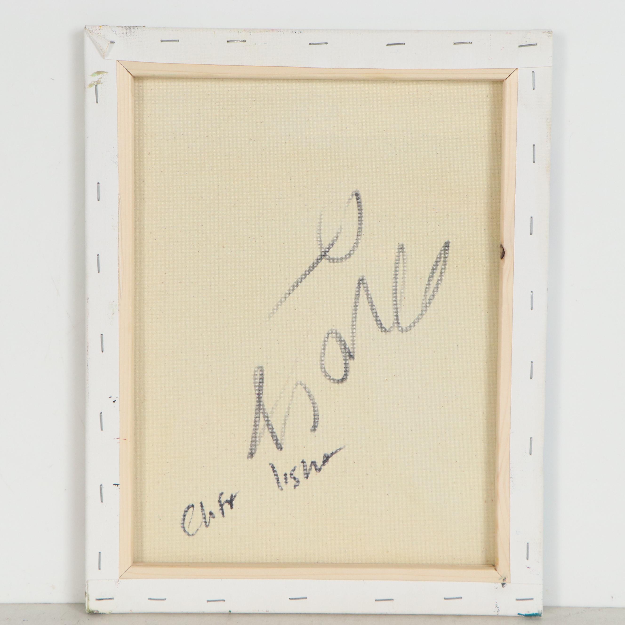 Jose Trujillo Oil Painting "Cliff Light," 2018